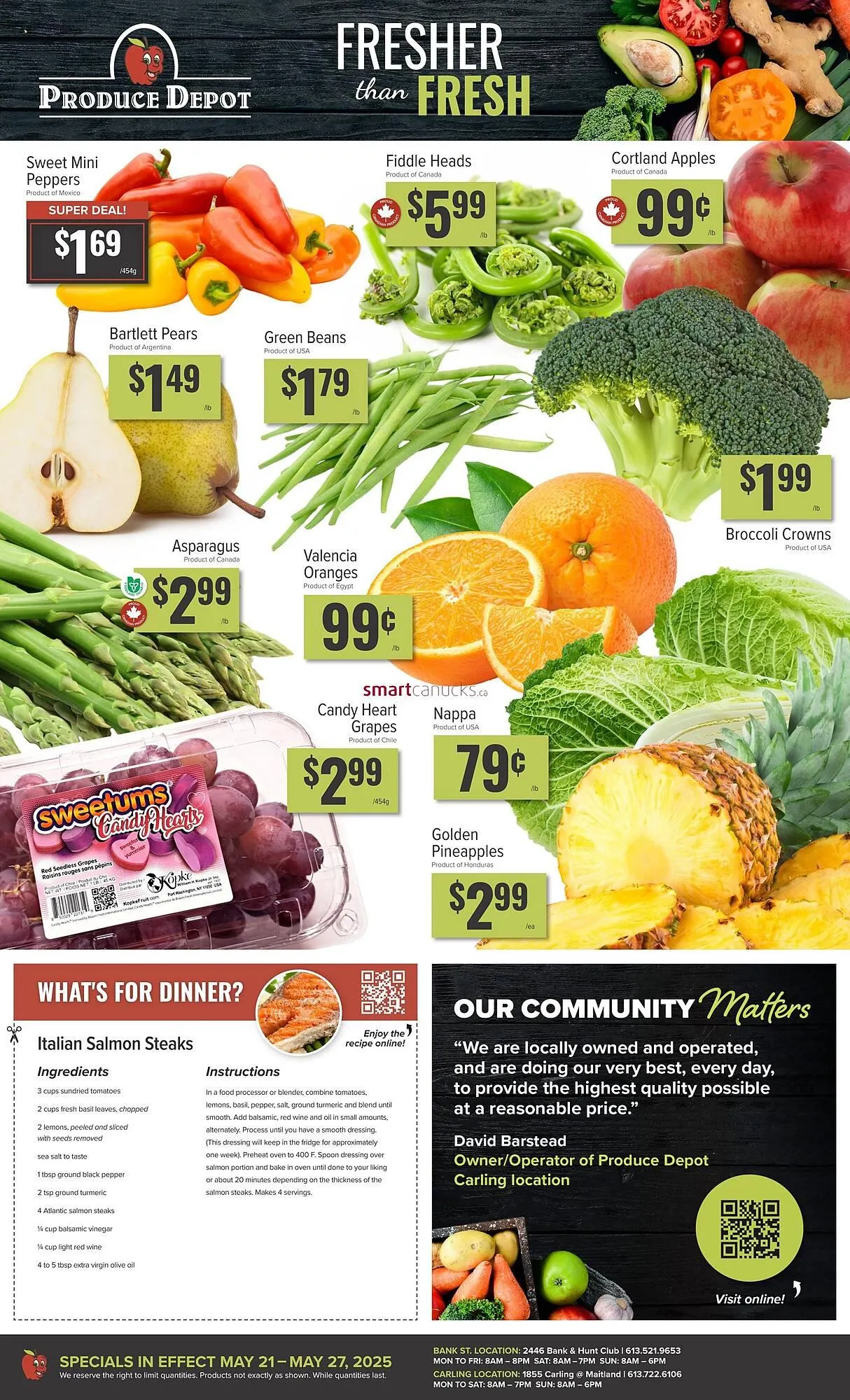 Produce Depot flyer - 1