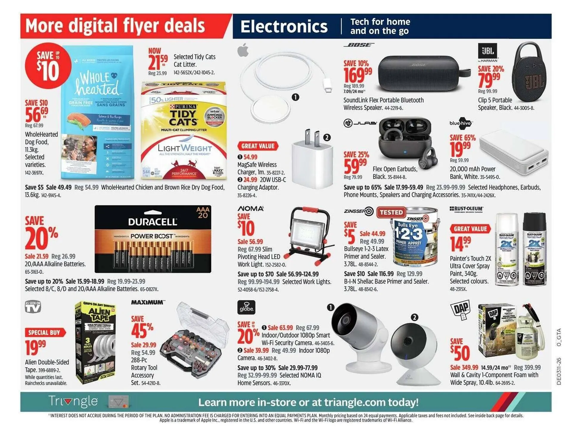 Canadian Tire flyer from March 12 to April 2 2026 - flyer page 11