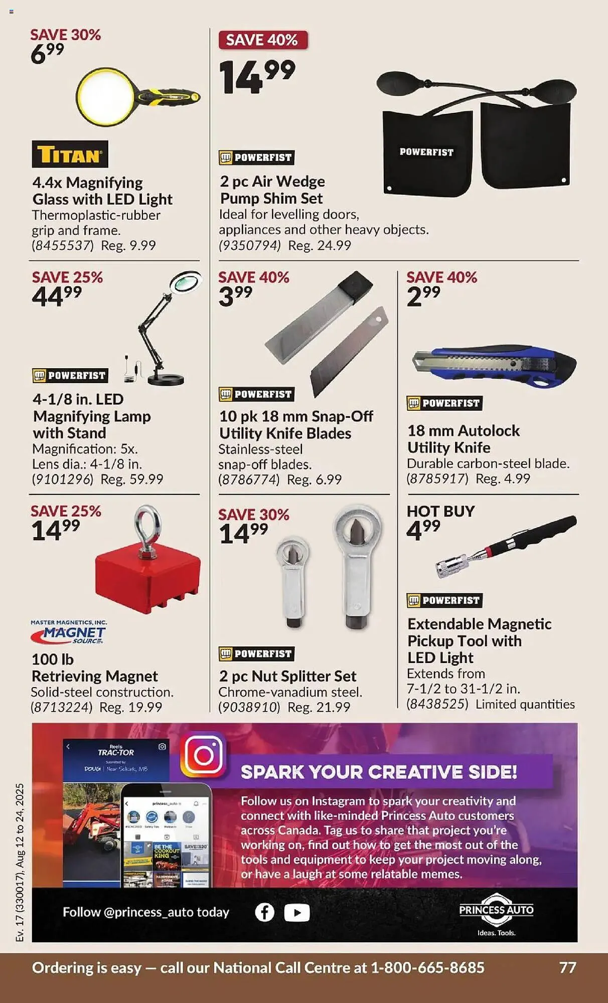 Princess Auto flyer from August 12 to August 25 2025 - flyer page 81