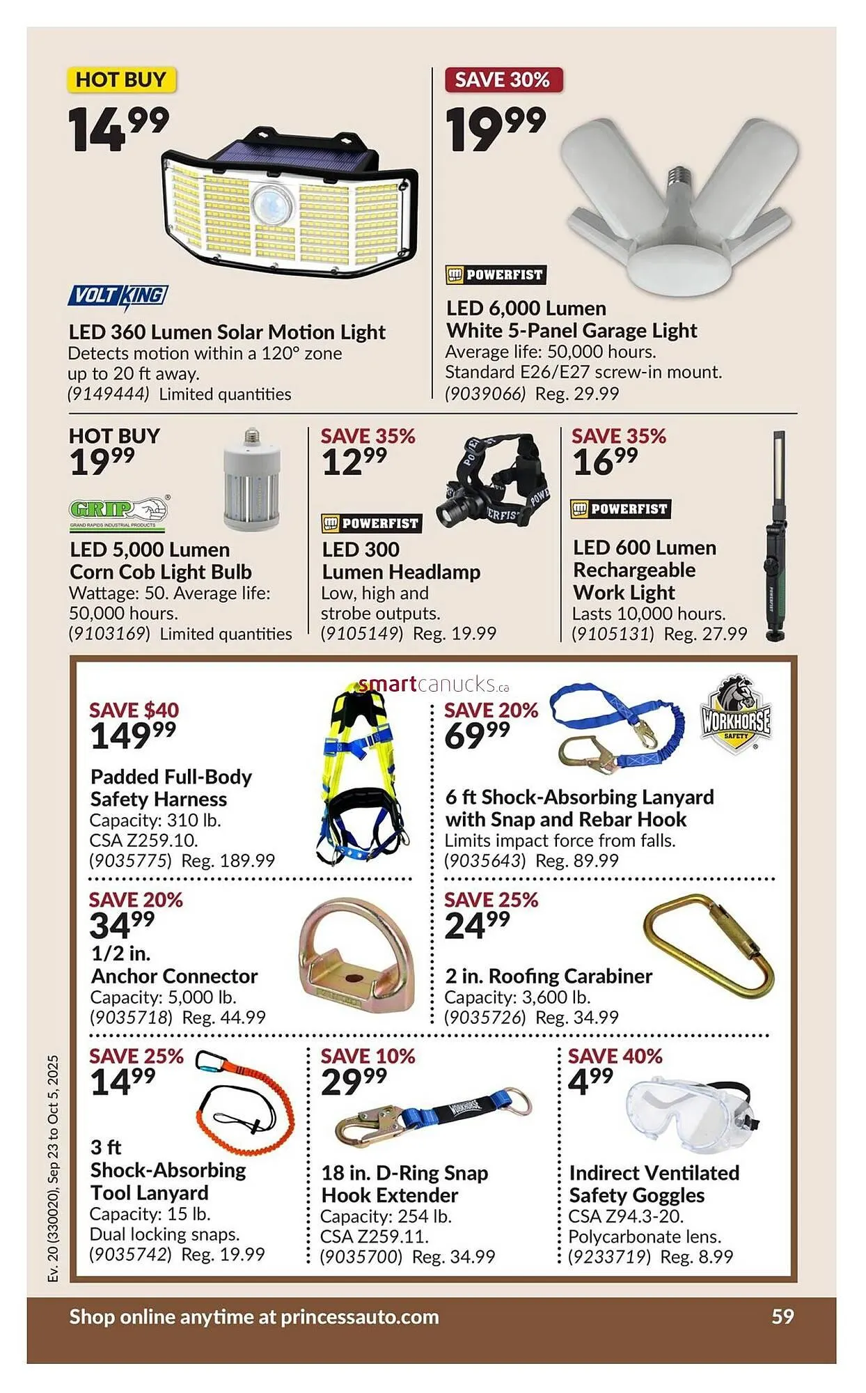 Princess Auto flyer from September 18 to September 24 2025 - flyer page 65