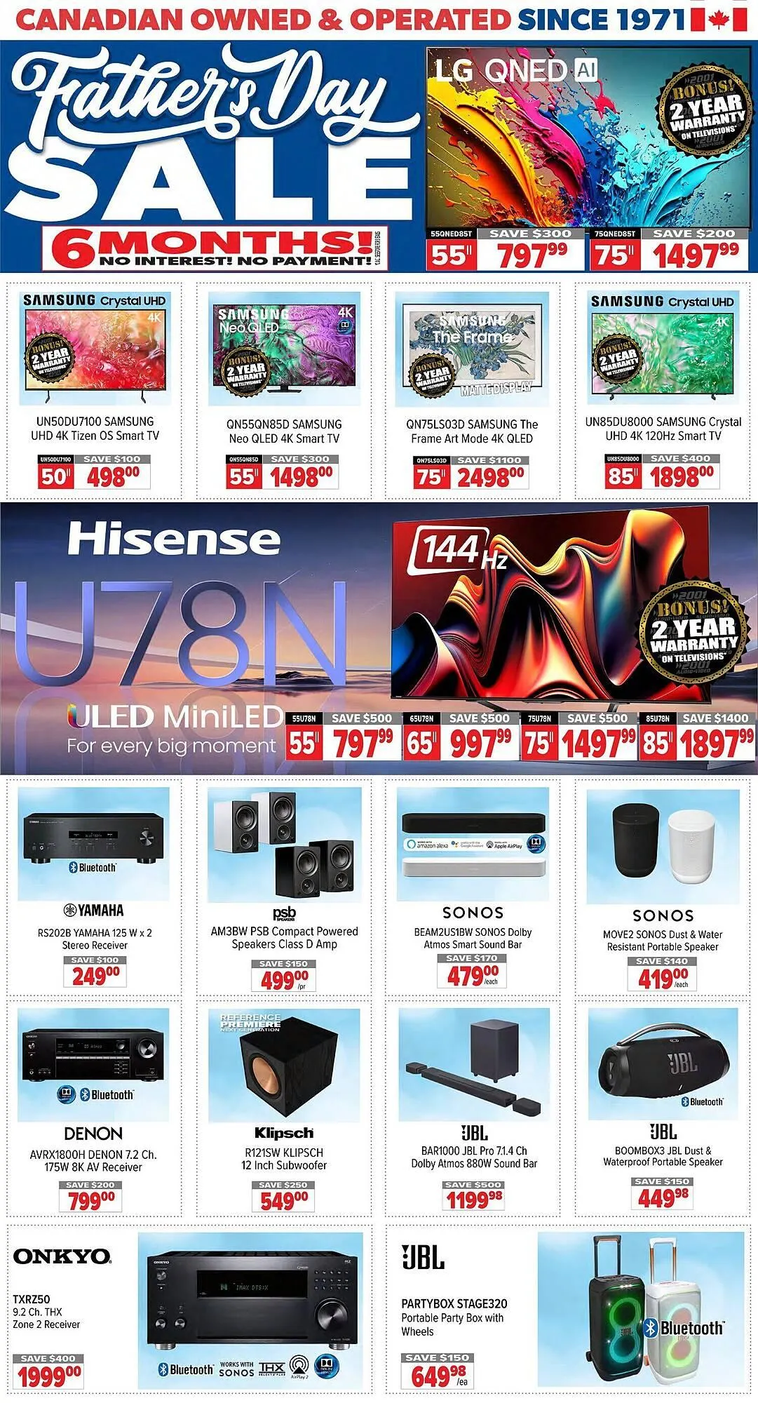 2001 Audio Video flyer - 1