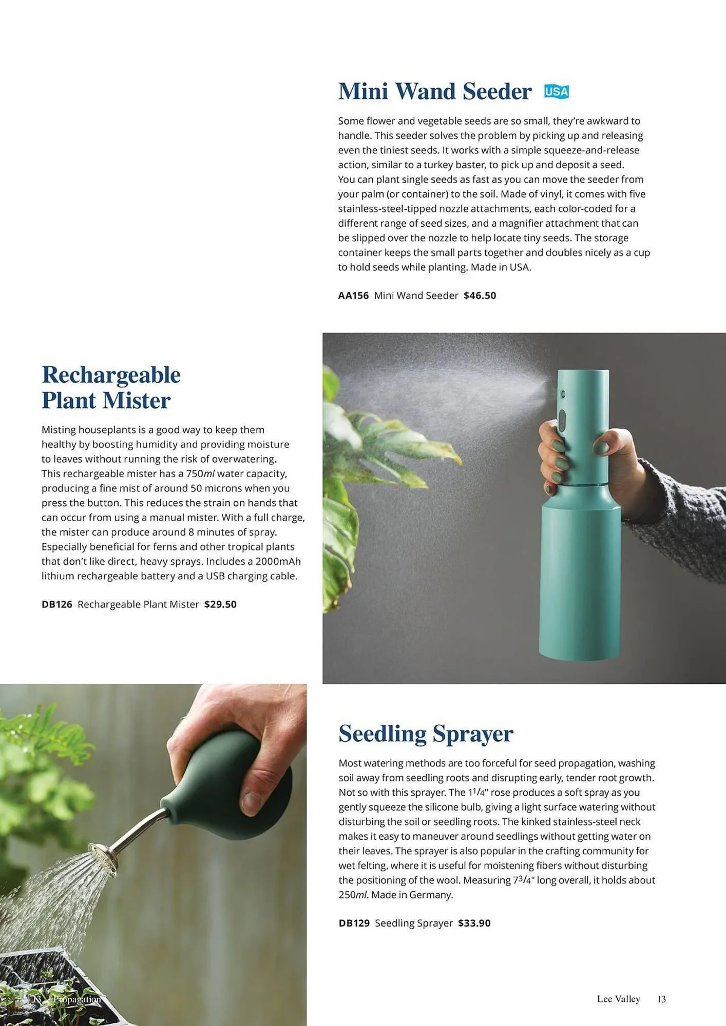 Lee Valley Tools catalogue from March 13 to April 30 2026 - flyer page 13