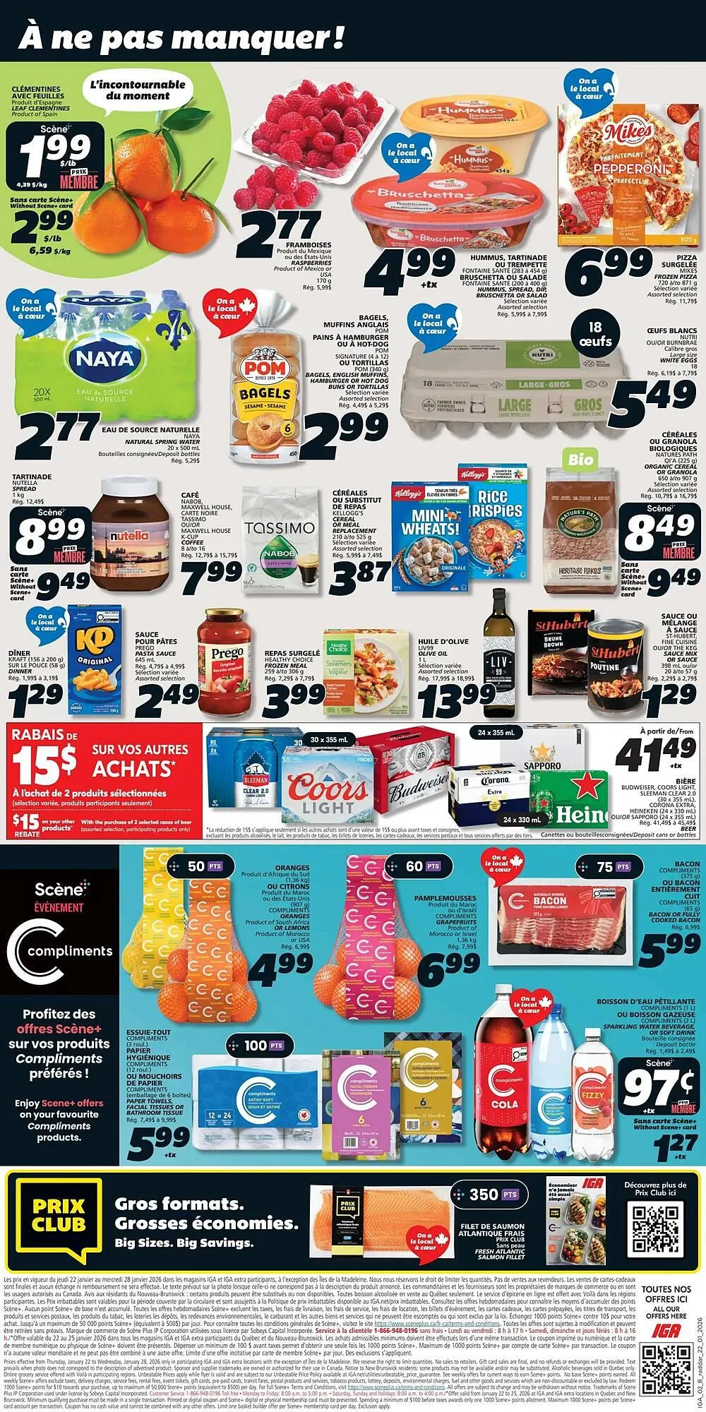 IGA flyer from January 22 to January 28 2026 - flyer page 2