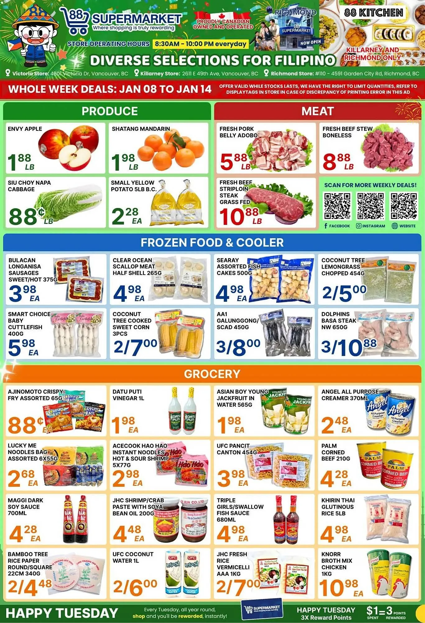 88 Supermarket flyer from January 8 to January 14 2026 - flyer page 1