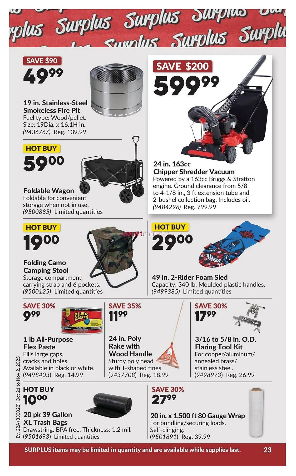 Princess Auto flyer from October 16 to October 26 2025 - flyer page 29