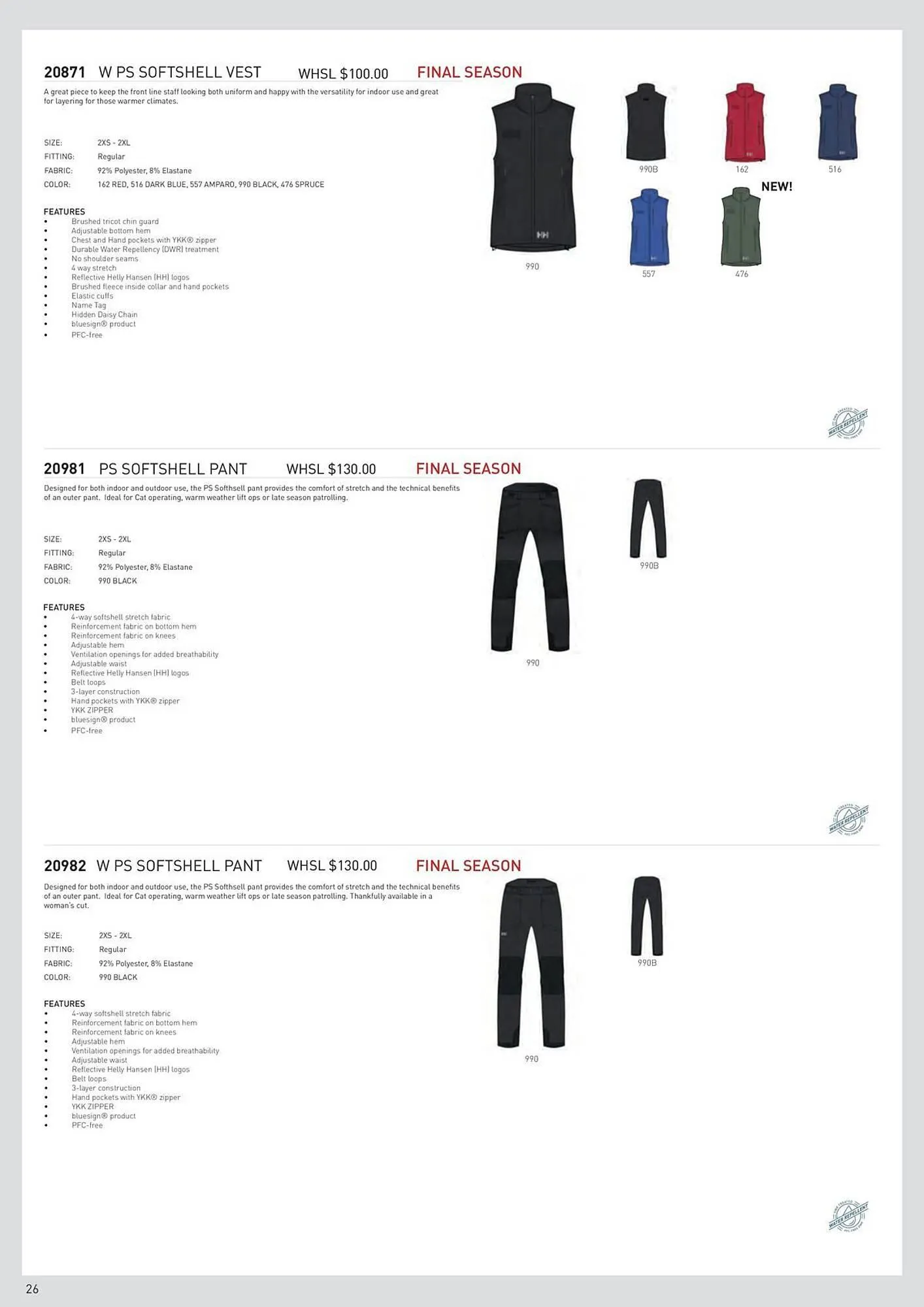 Helly Hansen flyer from September 11 to February 28 2026 - flyer page 26