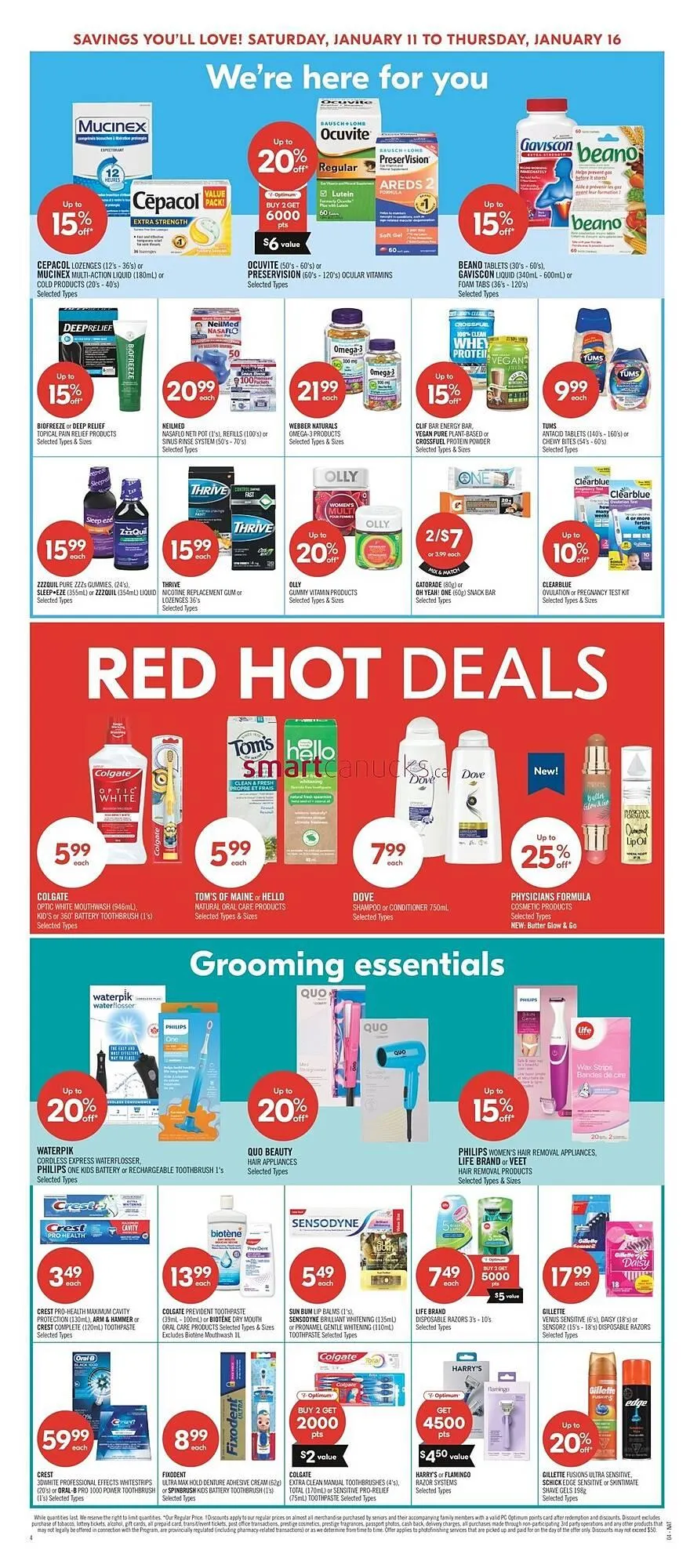 Shoppers Drug Mart flyer from January 9 to January 15 2025 - flyer page 12