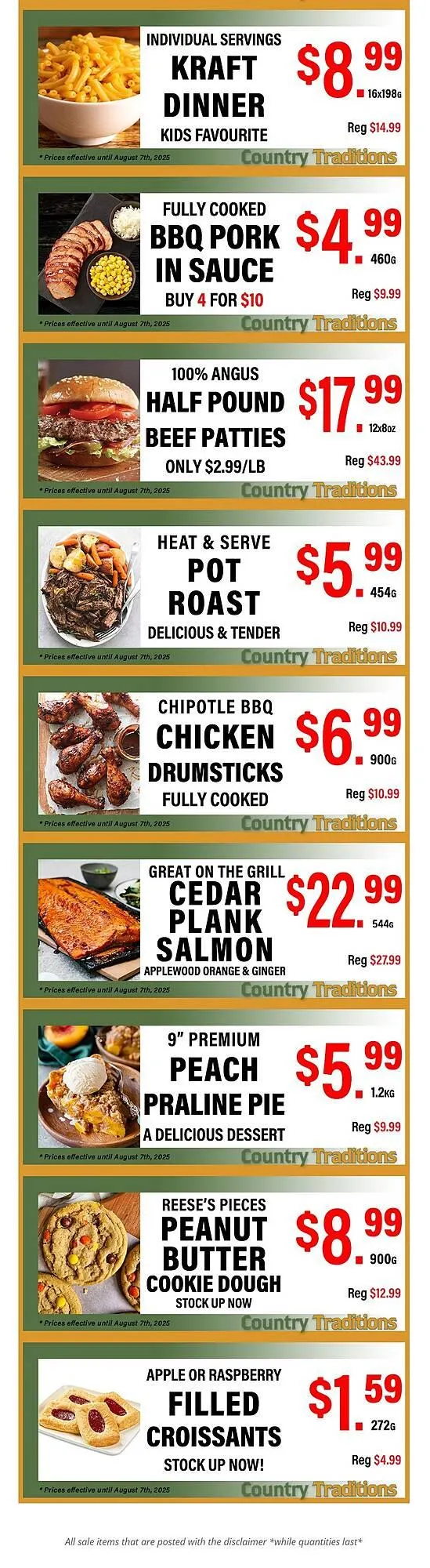 Country Traditions flyer from August 8 to August 14 2025 - flyer page 2
