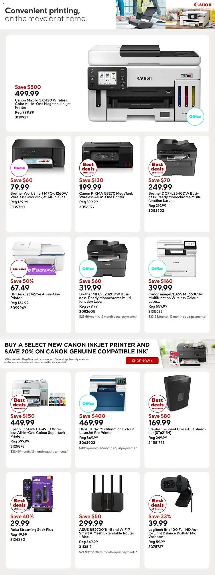 Staples flyer from March 6 to March 13 2026 - flyer page 7