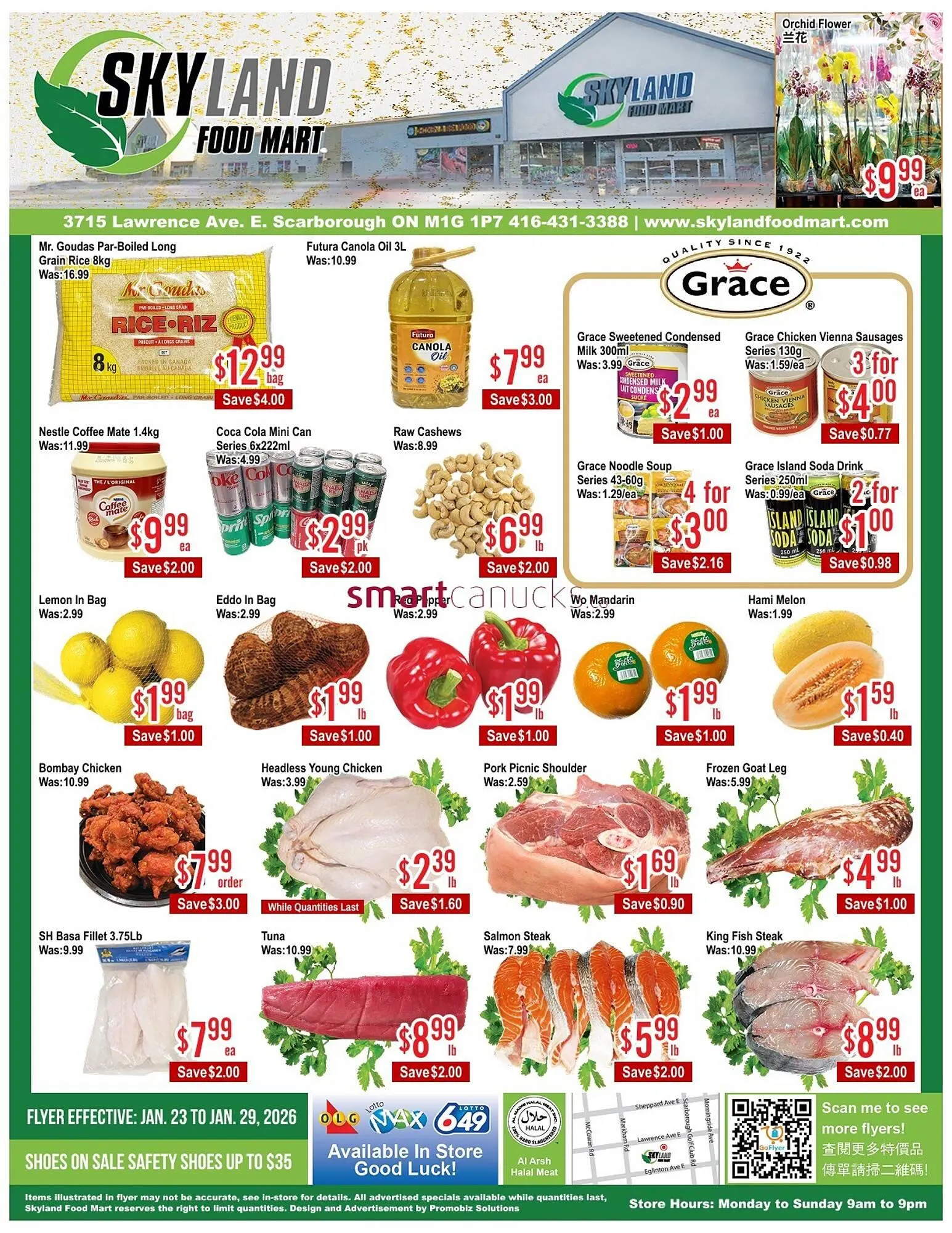 Skyland Foodmart flyer - 1