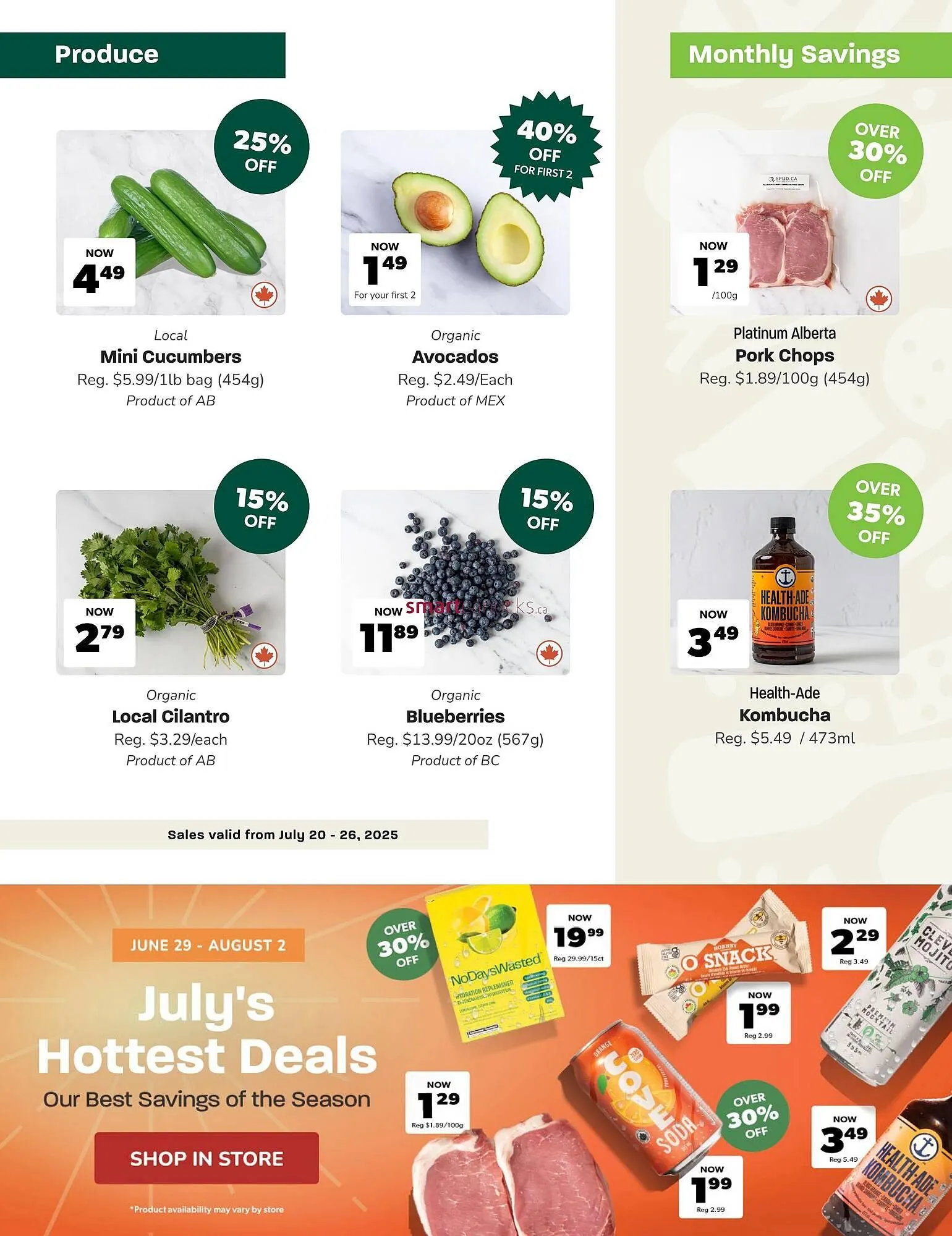 Blush Lane Organics flyer from July 20 to August 2 2025 - flyer page 2