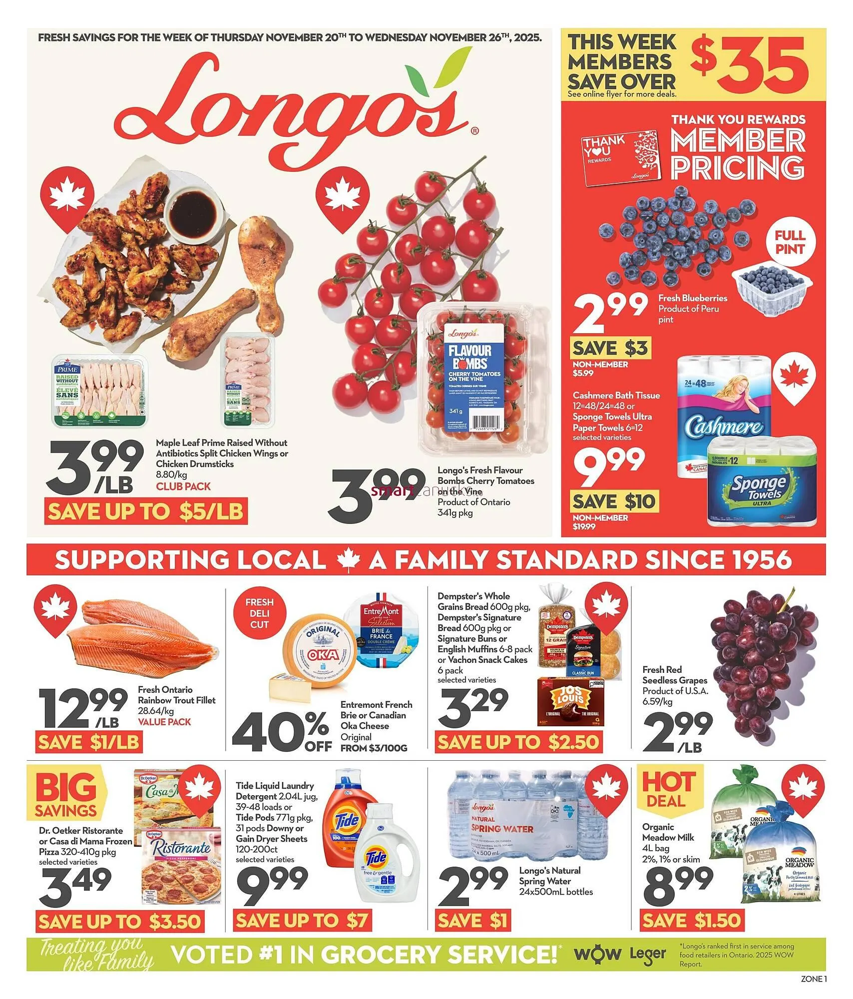Longo's flyer from November 20 to November 26 2025 - flyer page 1