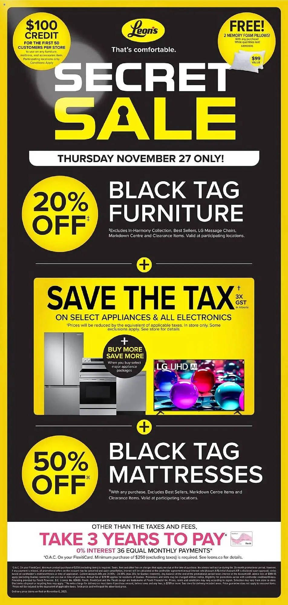 Leon's flyer from November 27 to November 27 2025 - flyer page 1