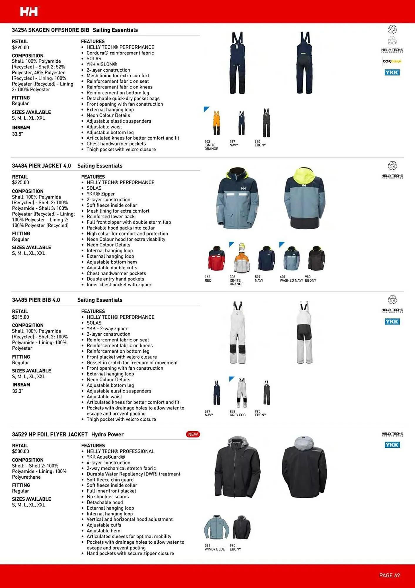 Helly Hansen flyer from March 12 to May 31 2026 - flyer page 69
