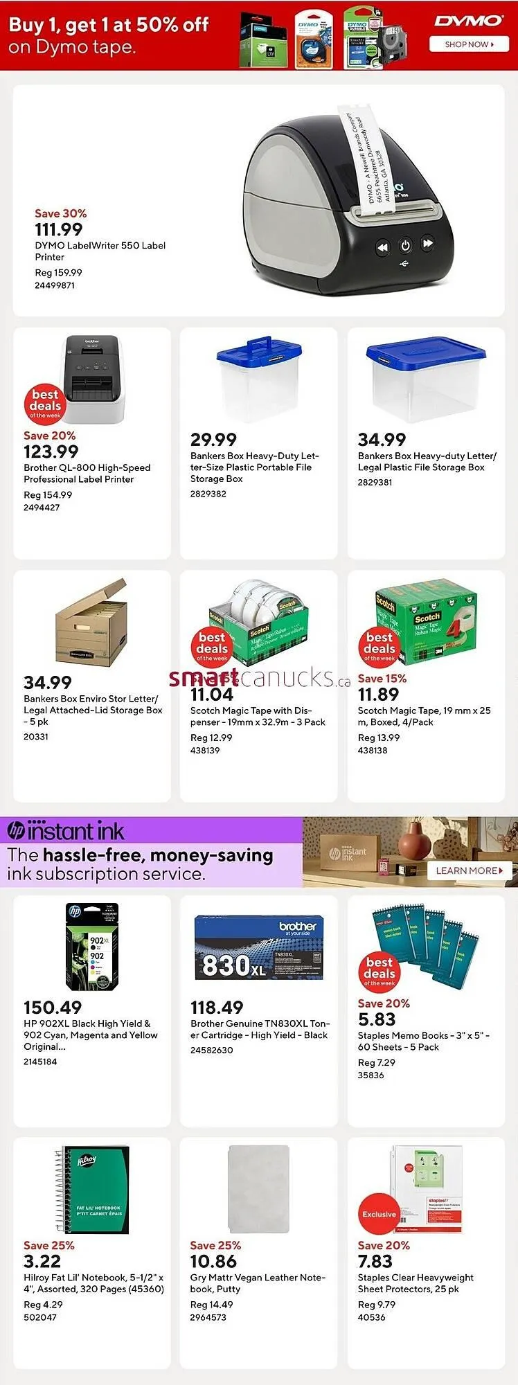 Staples flyer from March 26 to April 1 2025 - flyer page 11