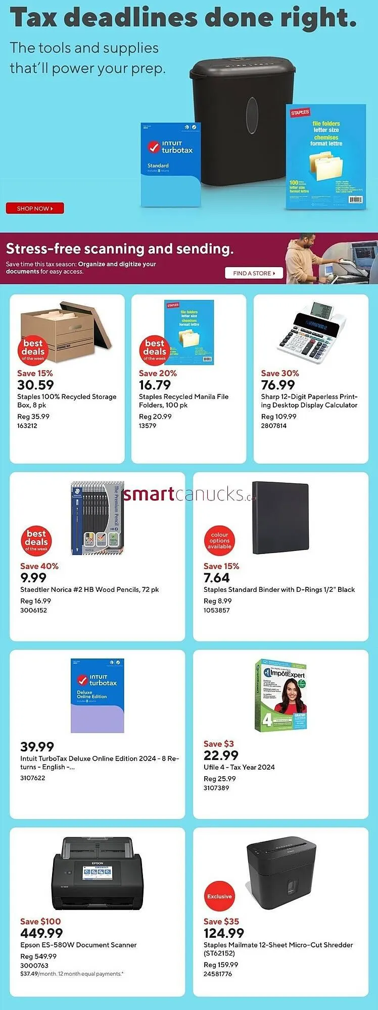 Staples flyer from April 18 to April 24 2025 - flyer page 6