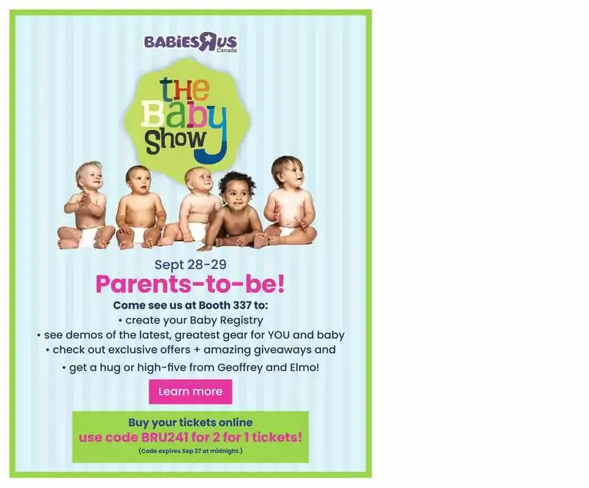 Babies"R"Us Flyer from September 19 to October 2 2024 - flyer page 25