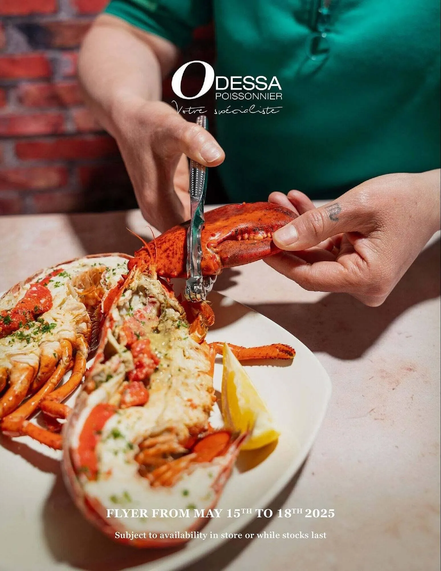 Odessa Poissonnier flyer - 1