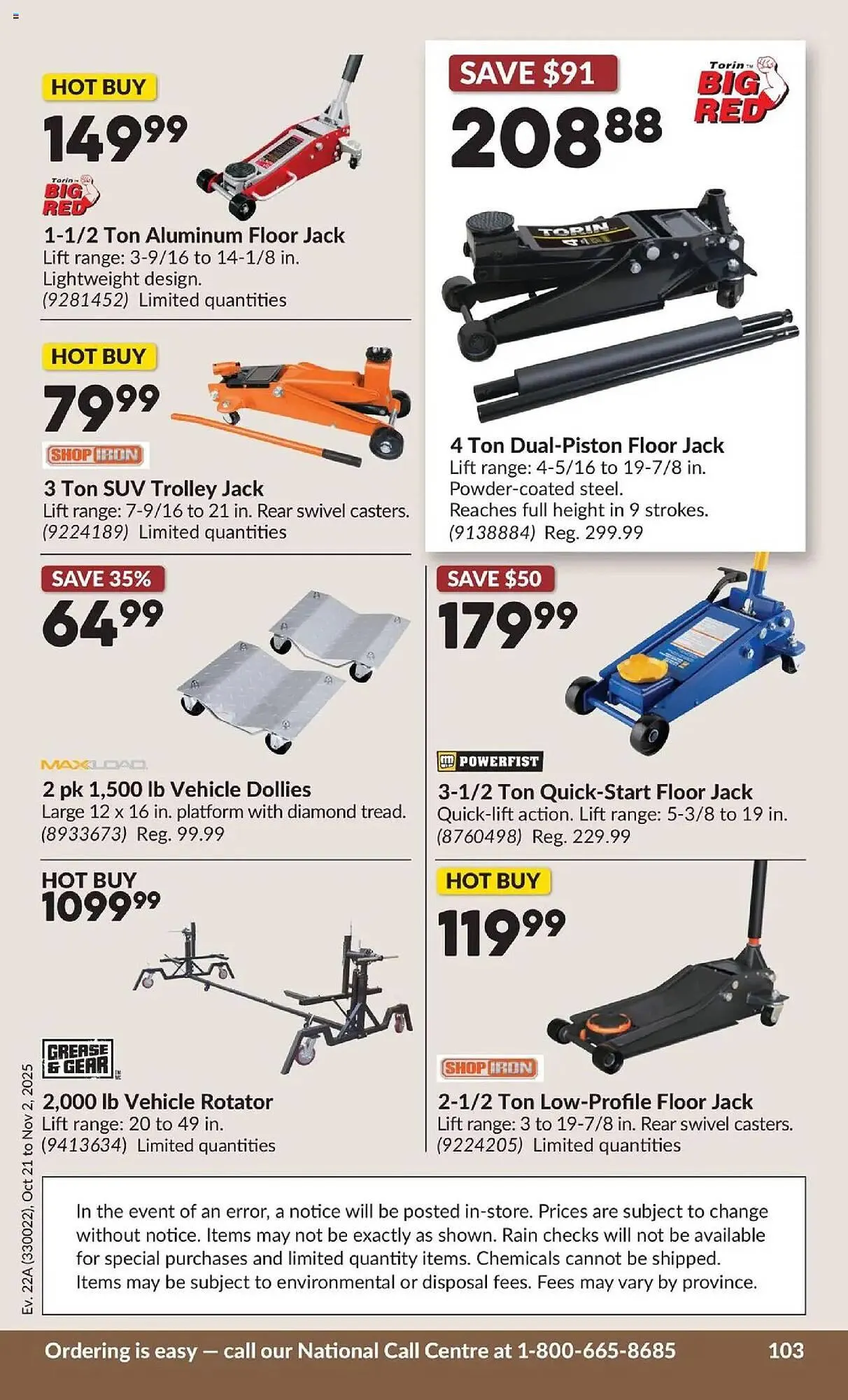 Princess Auto flyer from October 21 to November 2 2025 - flyer page 124