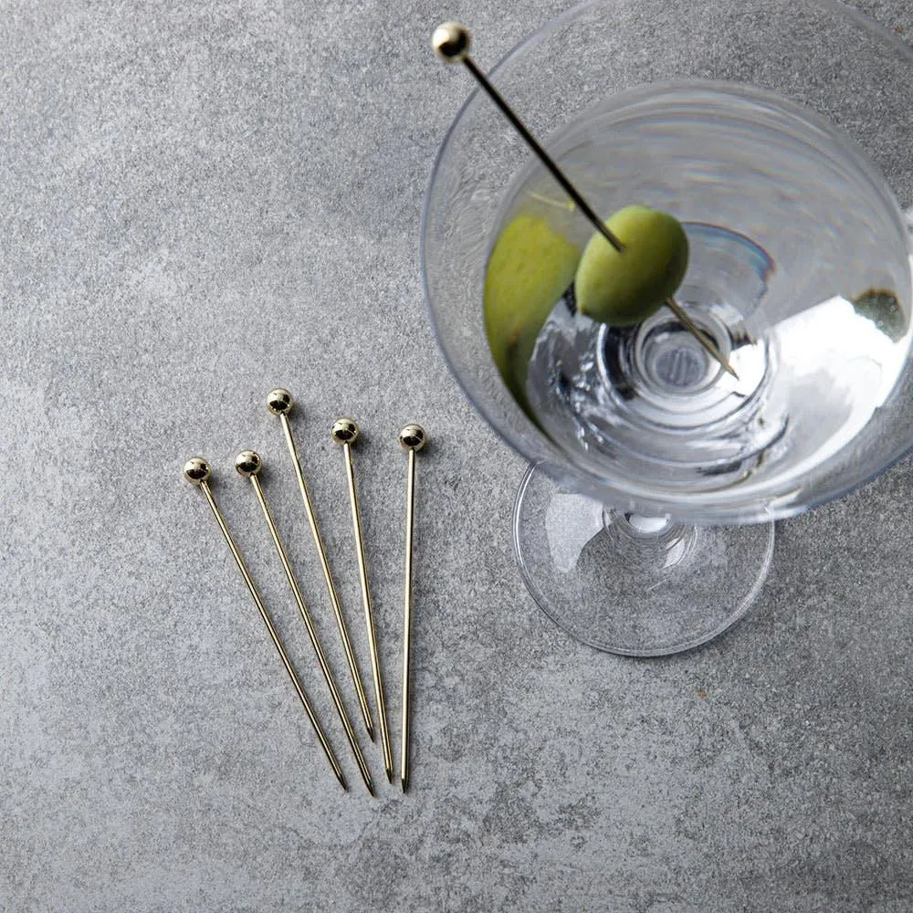 KSP Bar Essentials Cocktail Pick - Set of 6 (Gold)
