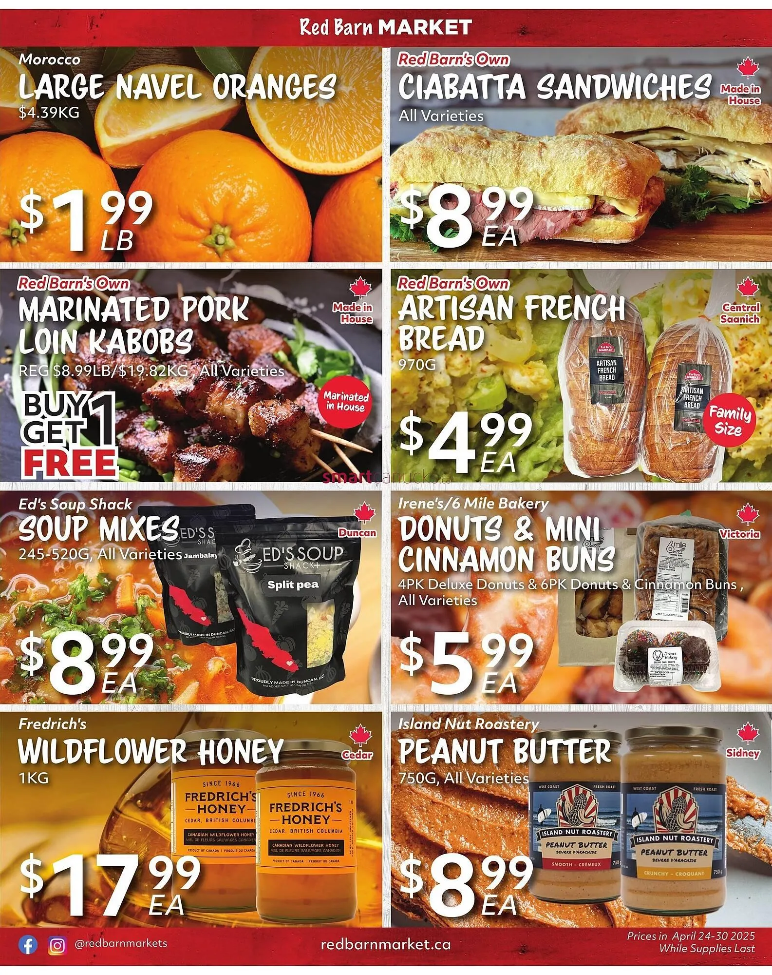 Red Barn Market flyer from April 24 to April 30 2025 - flyer page 2