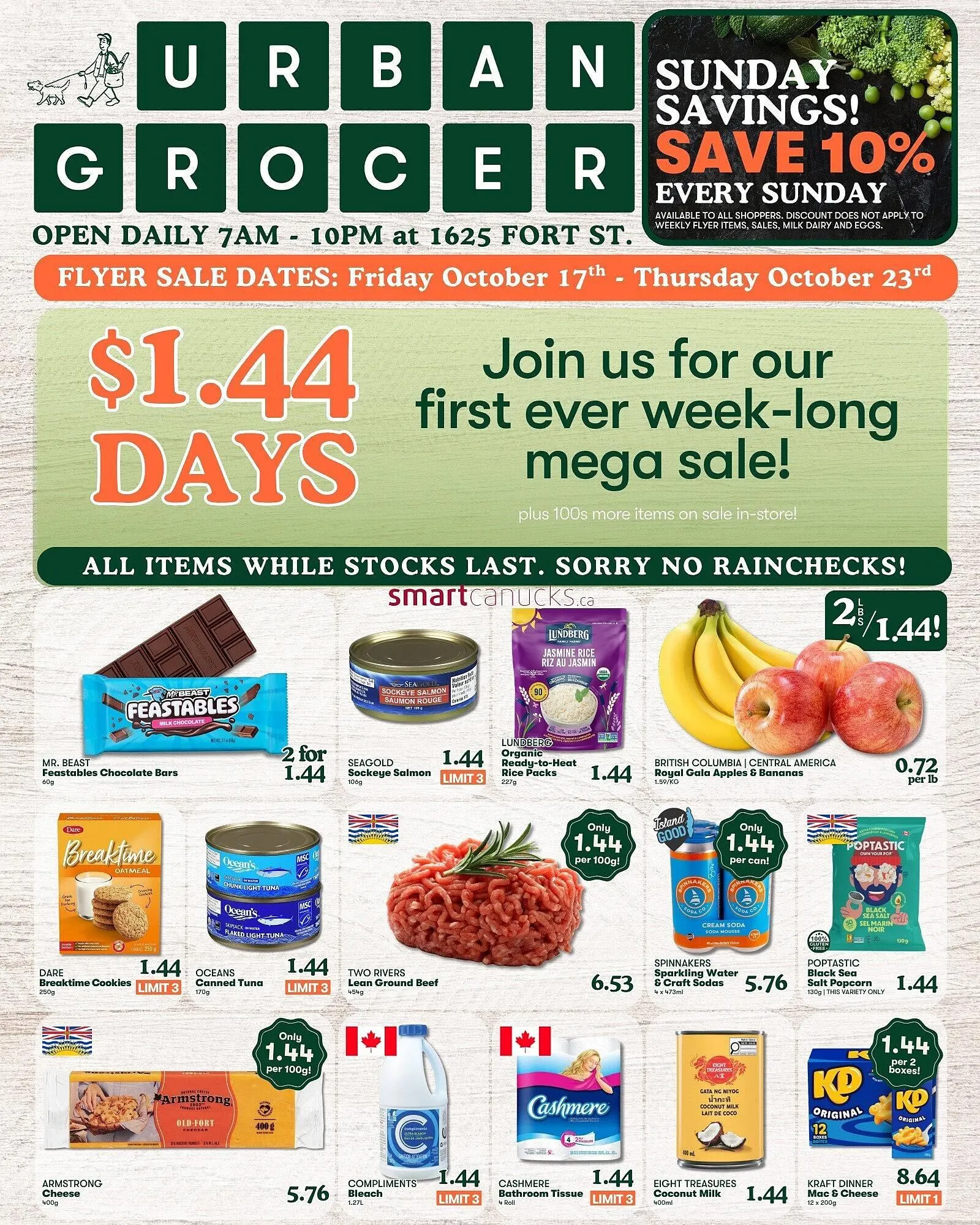 Urban Grocer flyer - 1