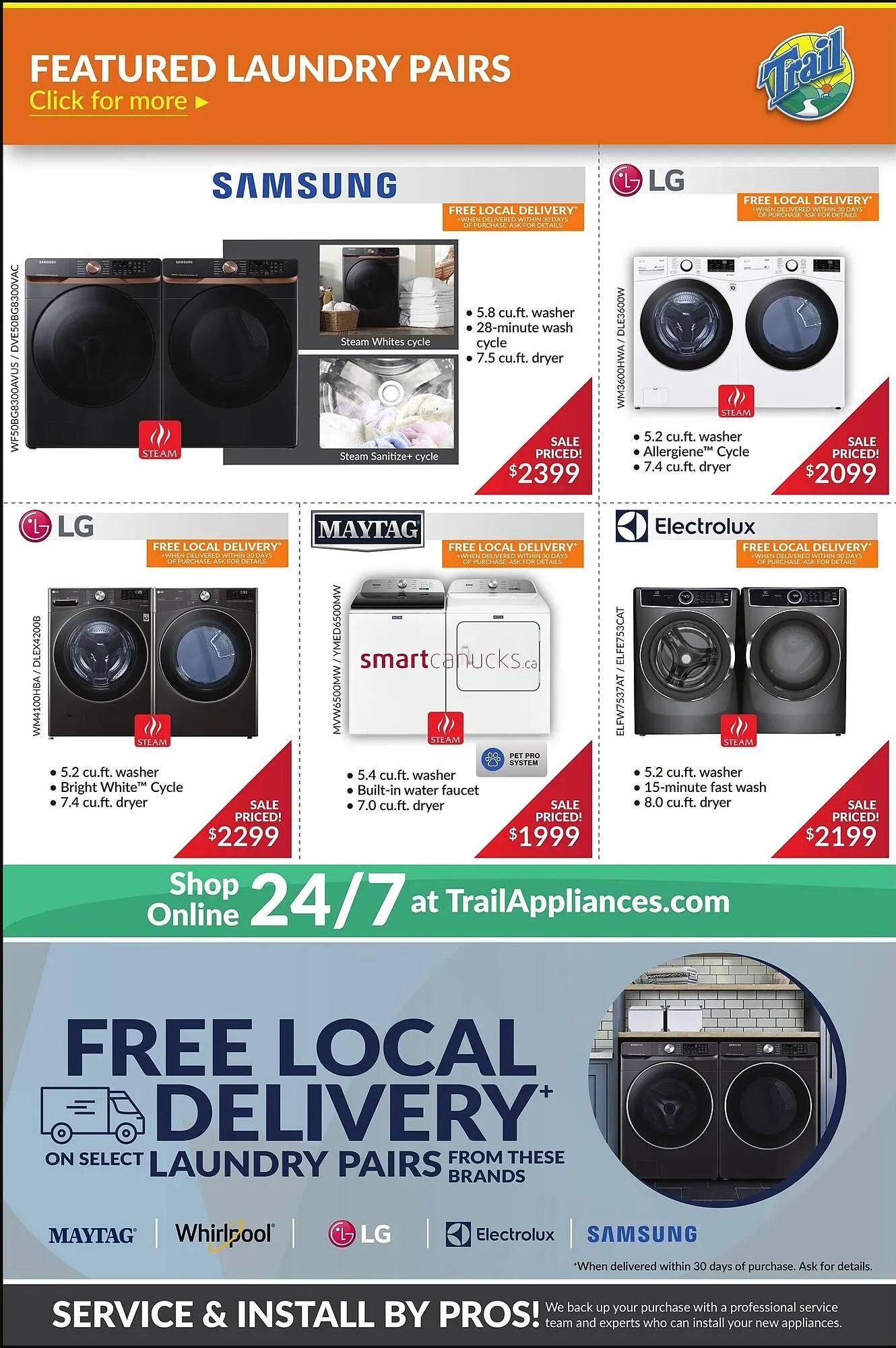 Trail Appliances flyer from August 21 to August 27 2025 - flyer page 7