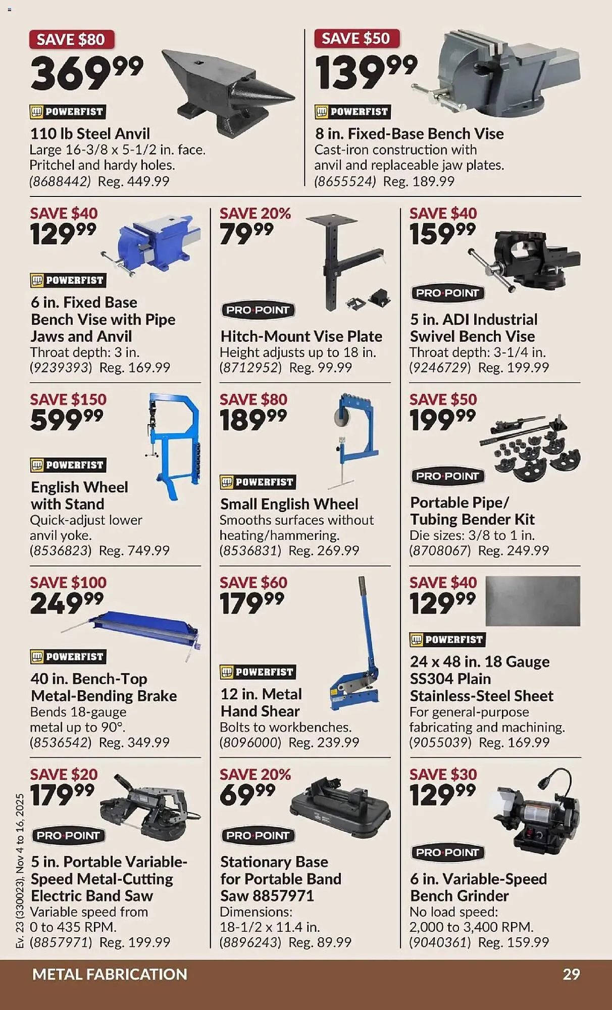 Princess Auto flyer from November 4 to November 17 2025 - flyer page 36