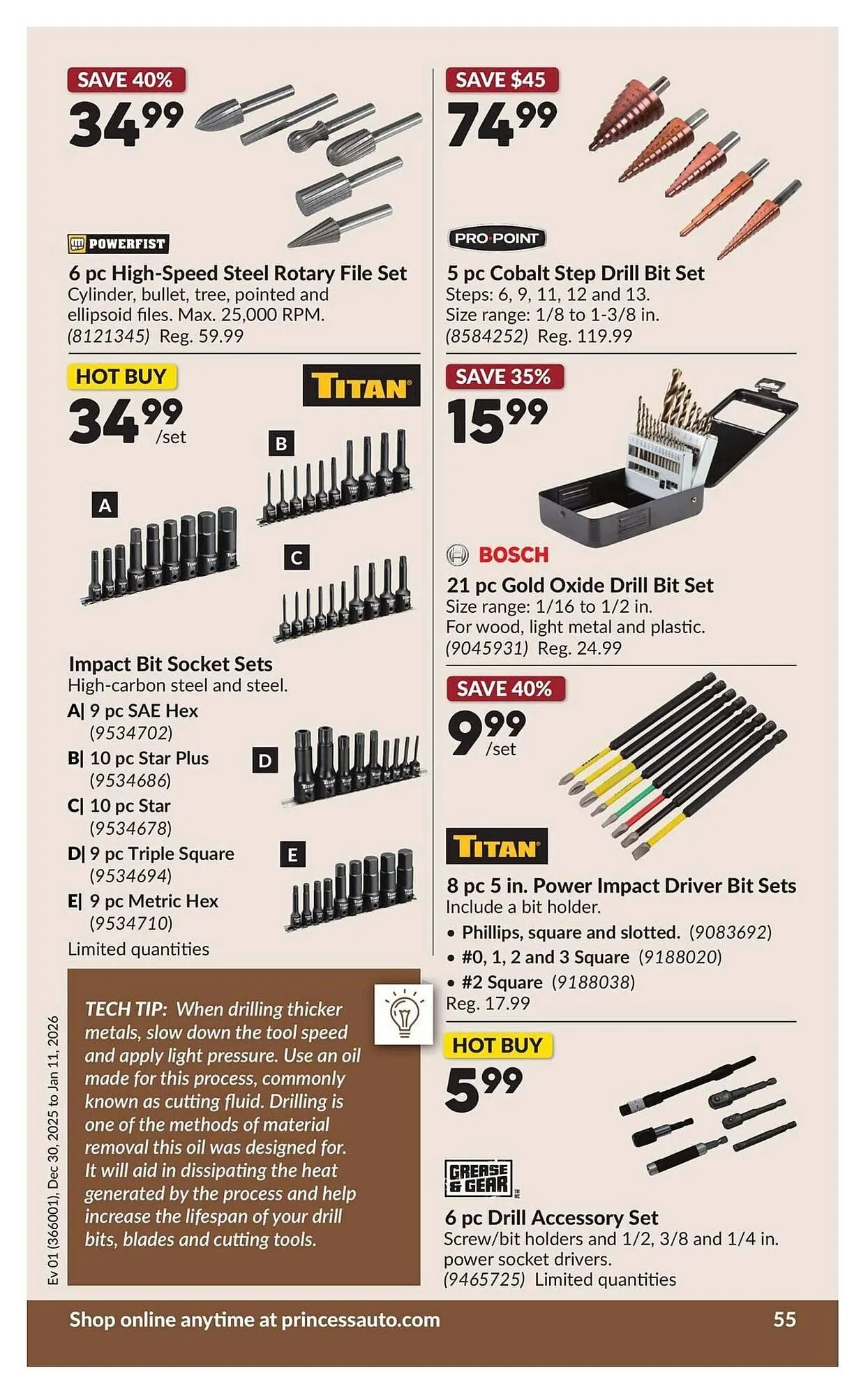 Princess Auto flyer from December 26 to January 2 2026 - flyer page 59