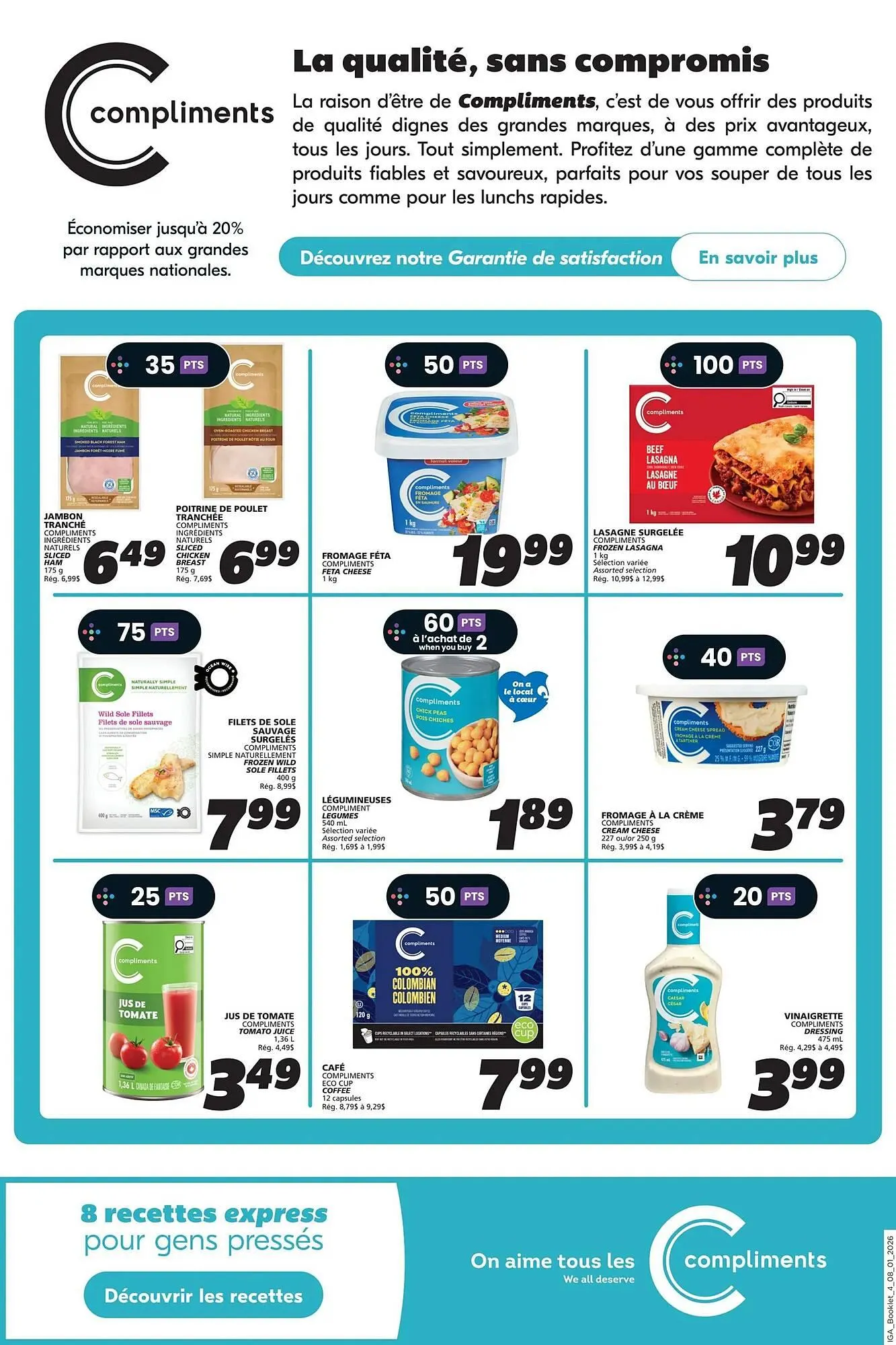 IGA flyer from January 8 to January 14 2026 - flyer page 19
