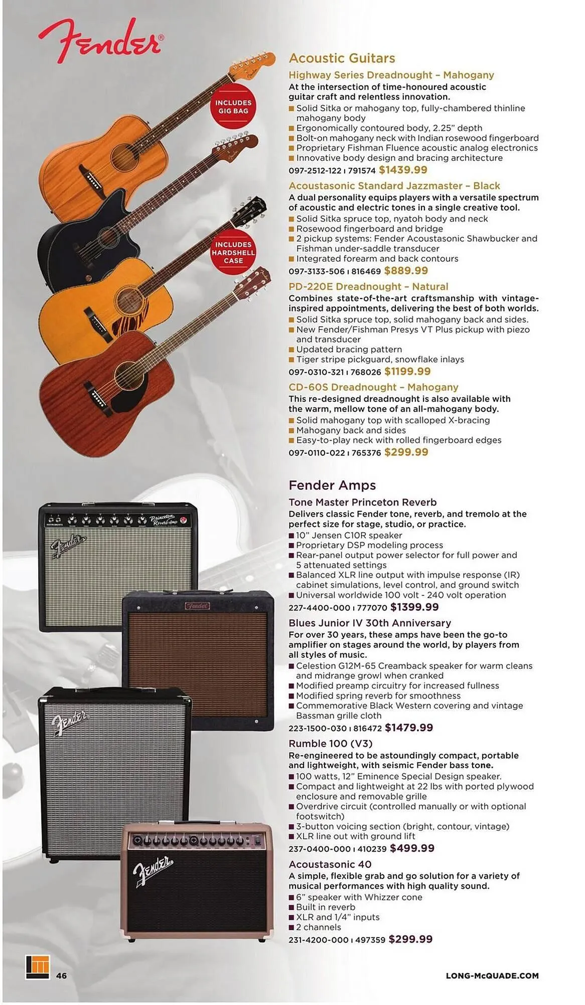 Long & McQuade flyer from November 5 to July 31 2026 - flyer page 46