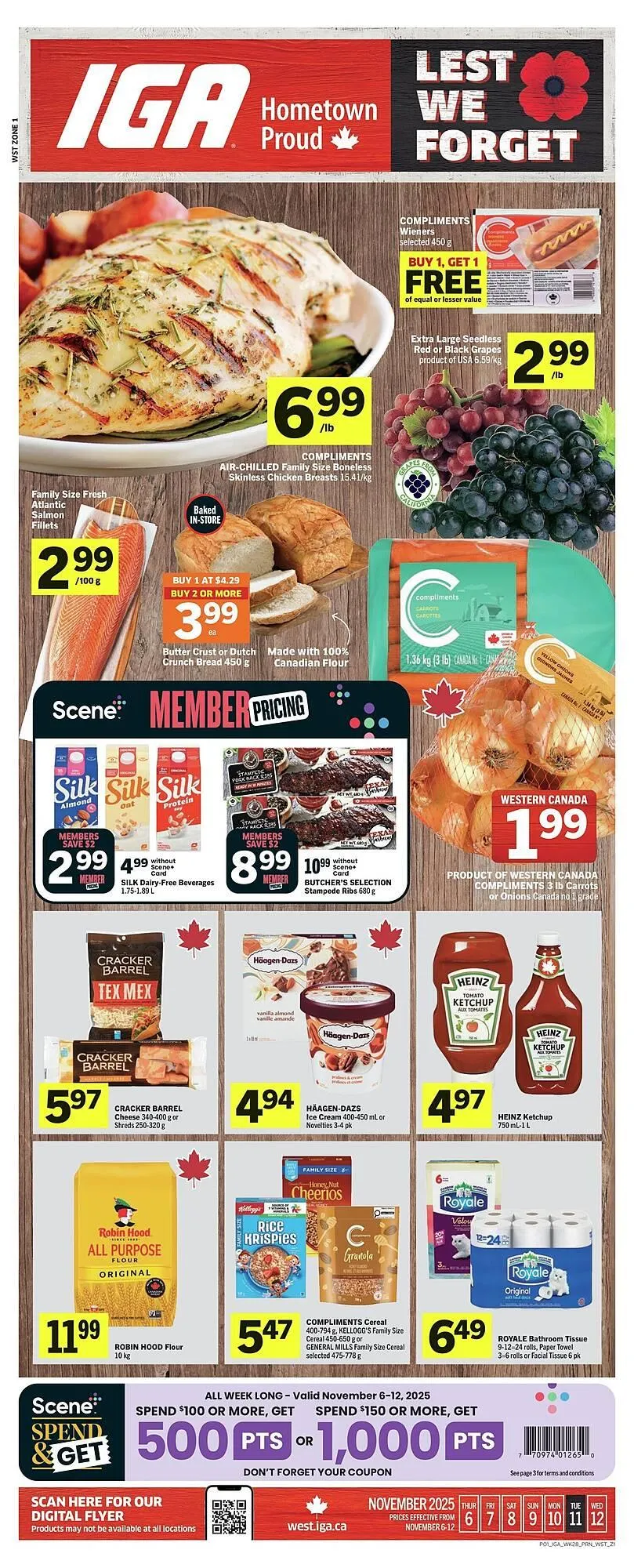 IGA flyer from November 6 to November 13 2025 - flyer page 1