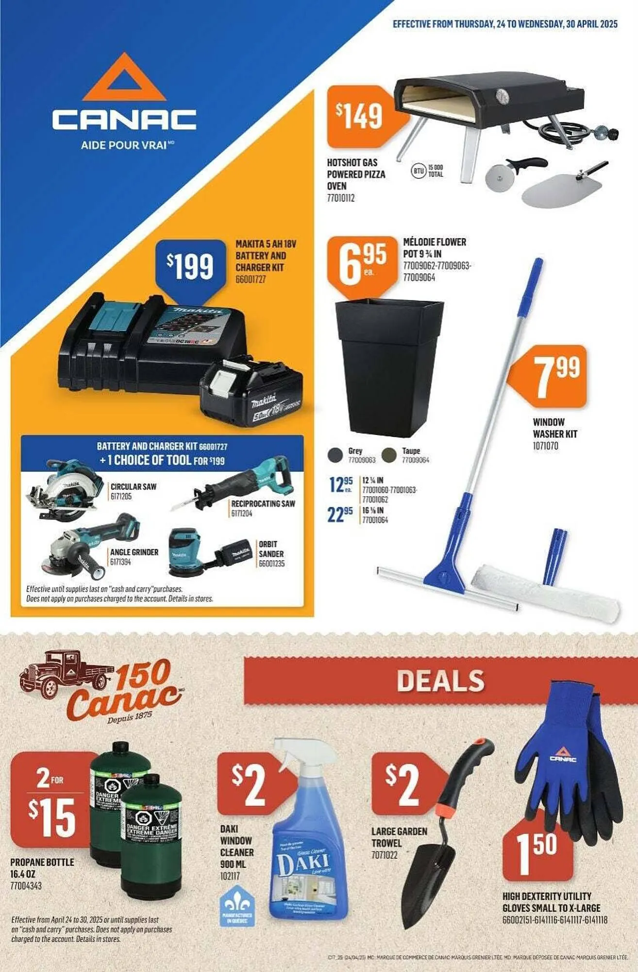 Canac flyer from April 25 to May 2 2025 - flyer page 1