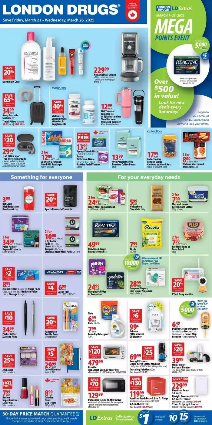 London Drugs Weekly ad from March 21 to March 26 2025 - flyer page 1