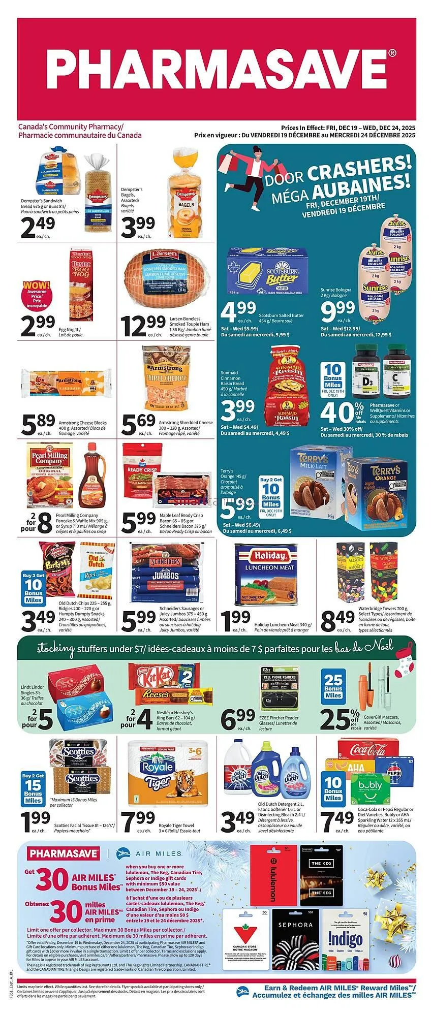 Pharmasave flyer from December 19 to December 24 2025 - flyer page 1