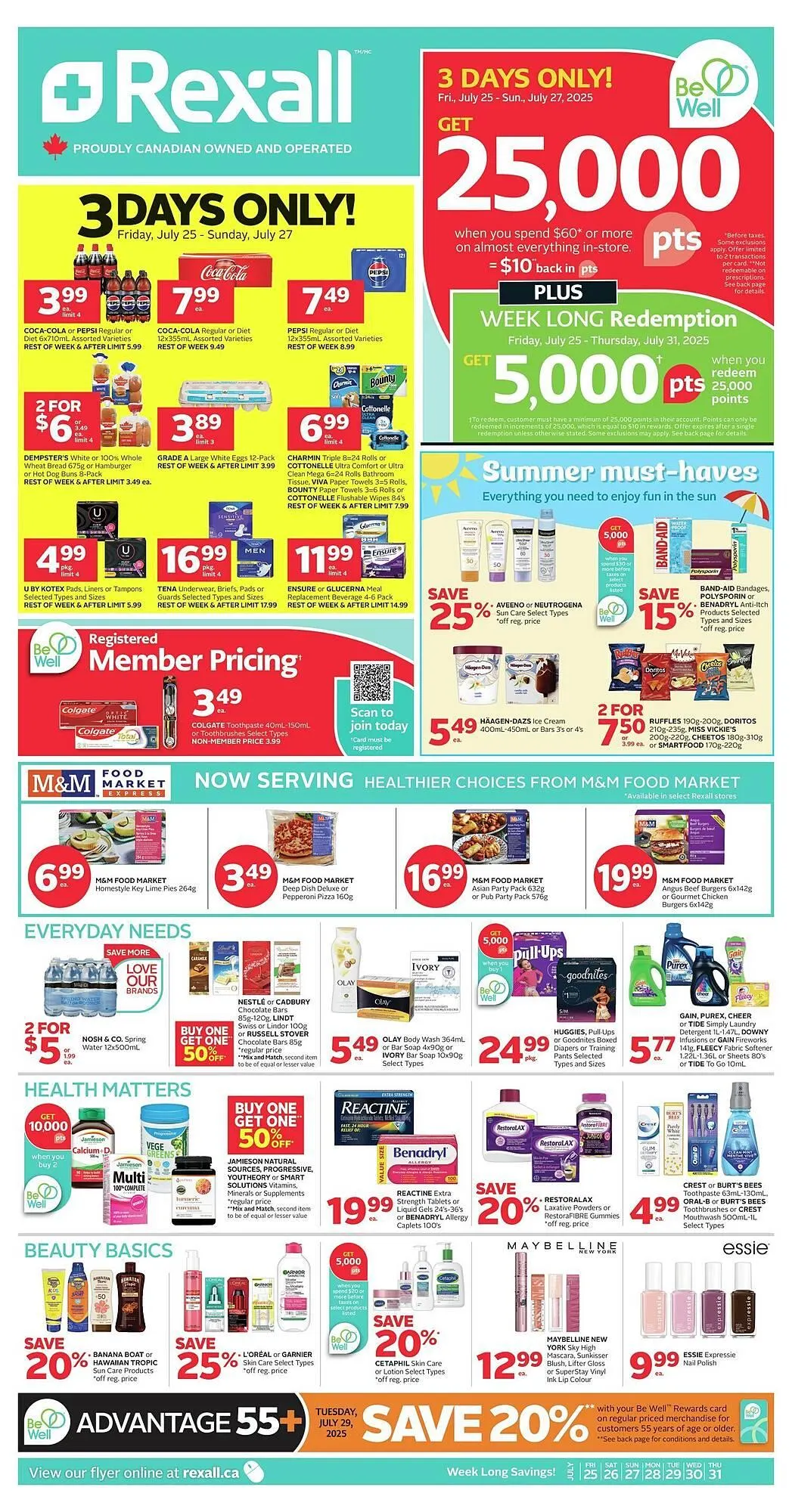 Rexall flyer from July 24 to August 7 2025 - flyer page 1