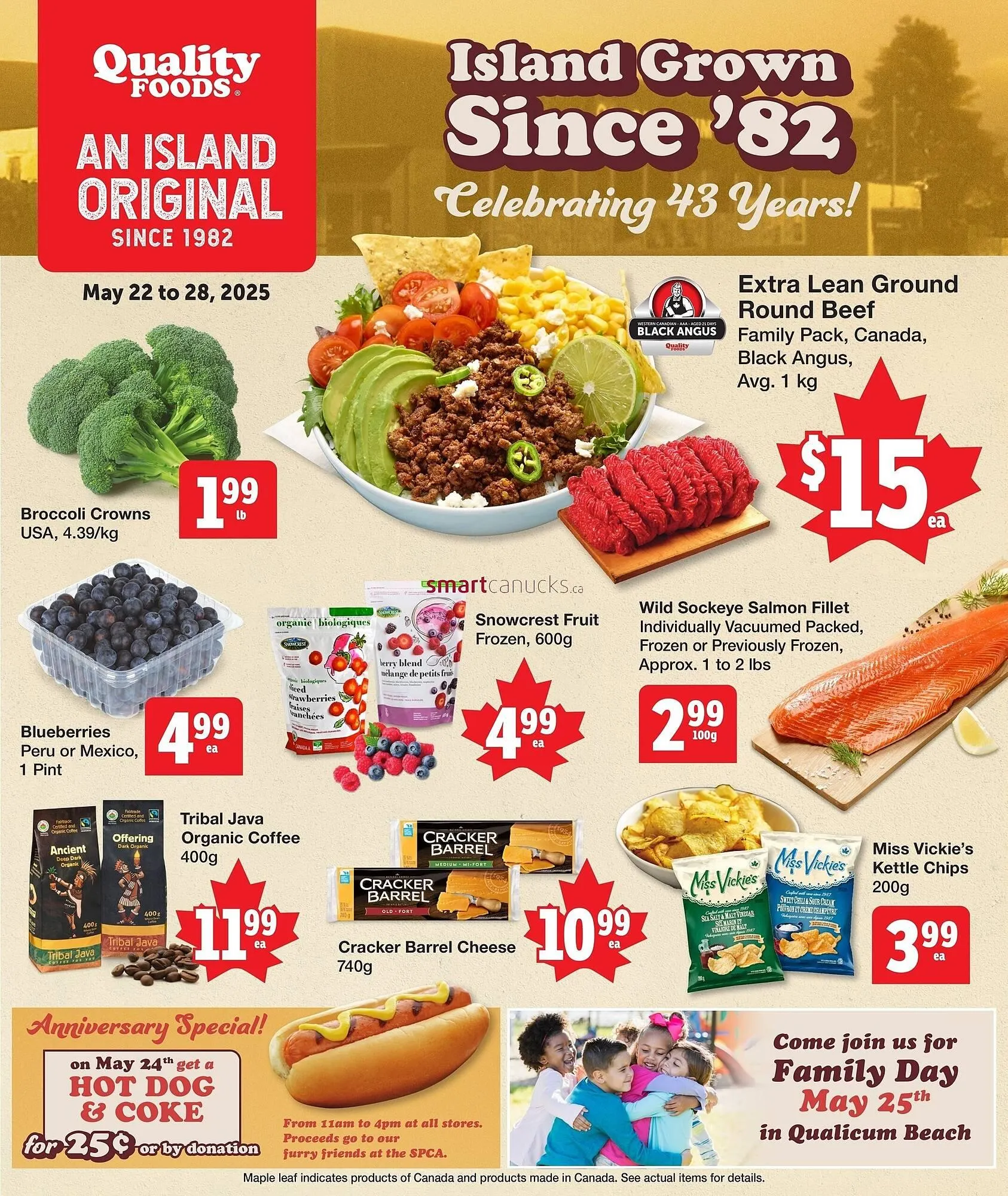 Quality Foods flyer from May 22 to June 11 2025 - flyer page 1