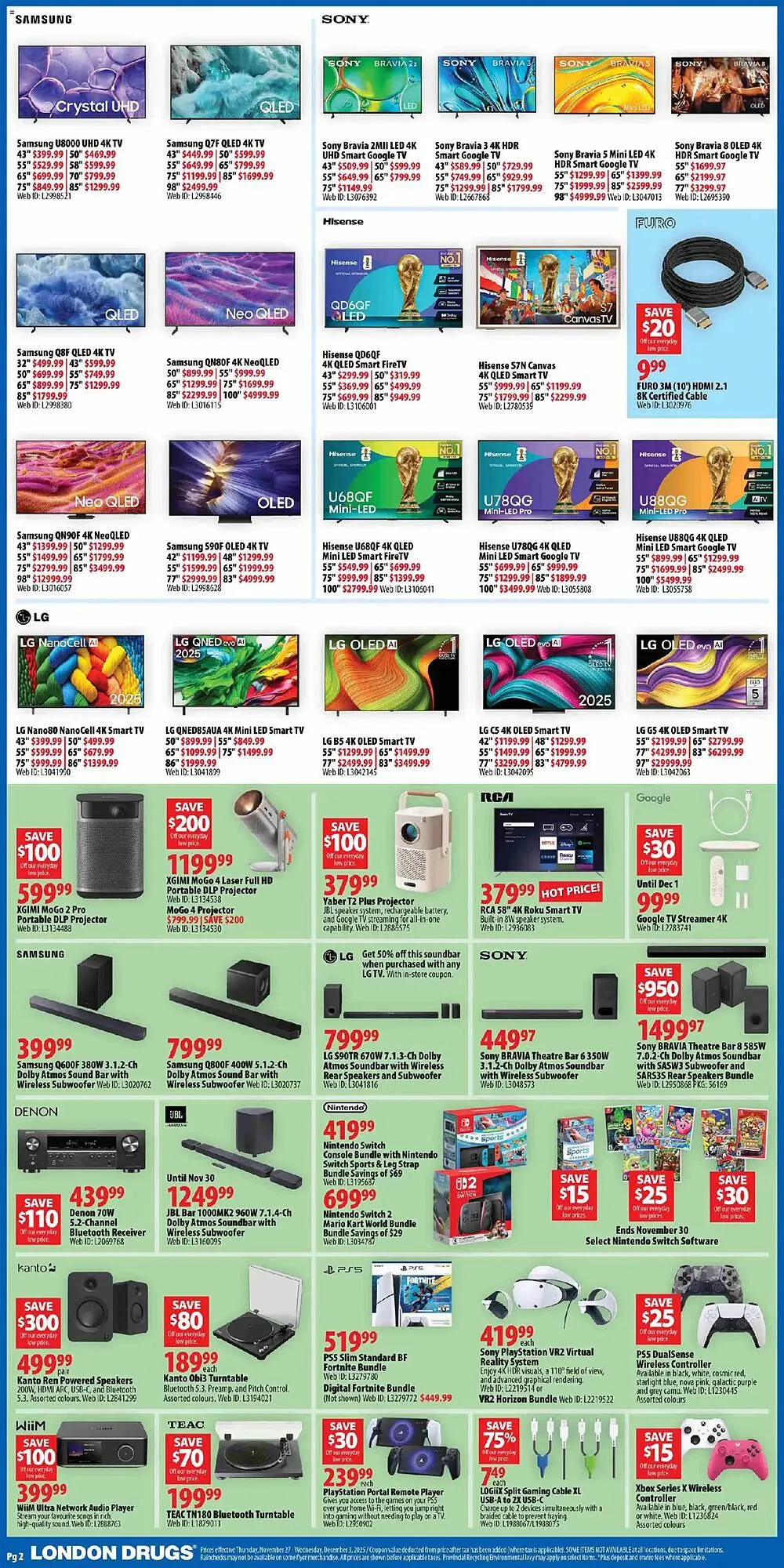 London Drugs flyer from November 27 to December 4 2025 - flyer page 2