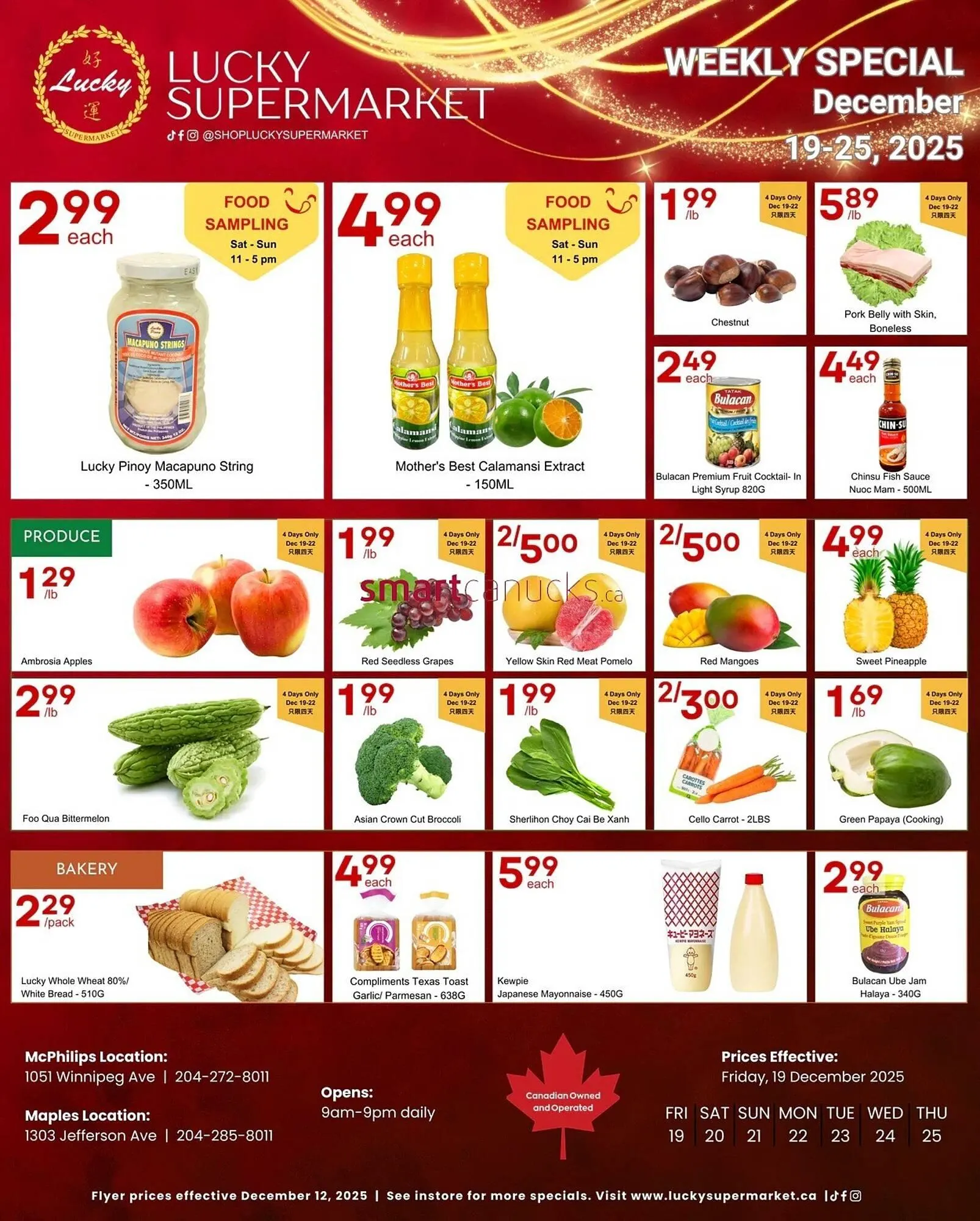 Lucky Supermarket flyer from December 19 to December 25 2025 - flyer page 1