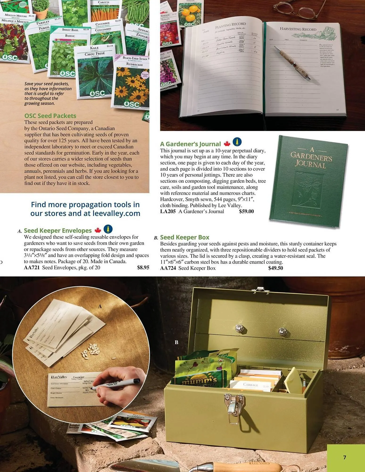 Lee Valley Tools flyer from July 8 to December 31 2025 - flyer page 7