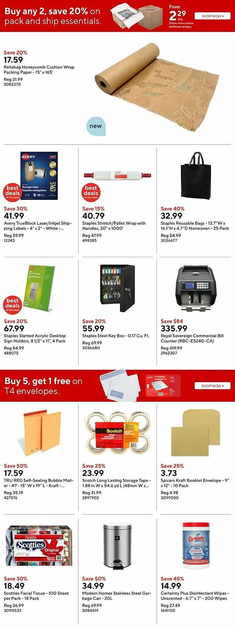 Staples flyer from February 13 to February 20 2025 - flyer page 12