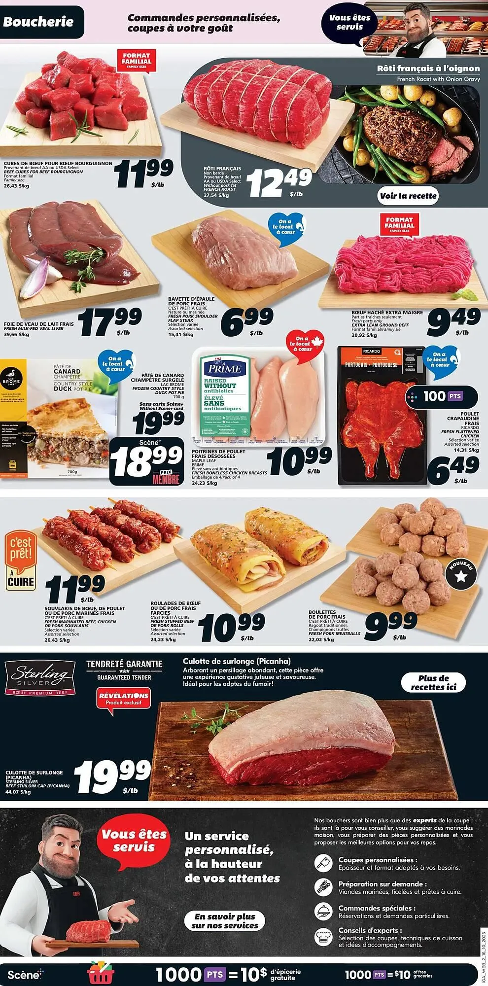 IGA flyer from October 16 to October 22 2025 - flyer page 4