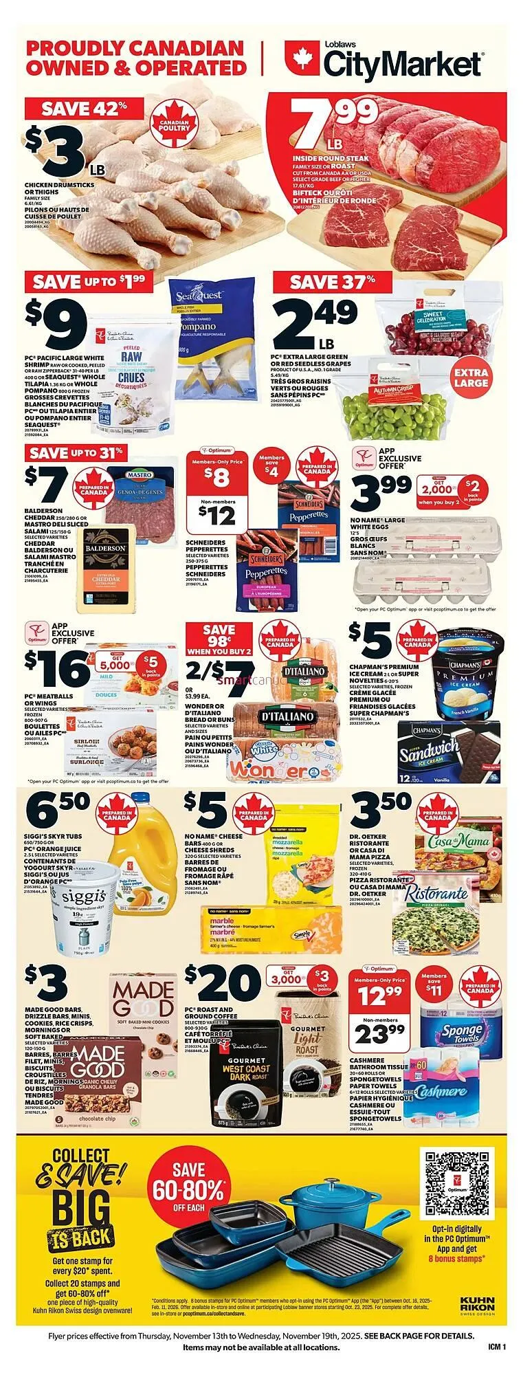 Loblaws flyer from November 13 to November 19 2025 - flyer page 1