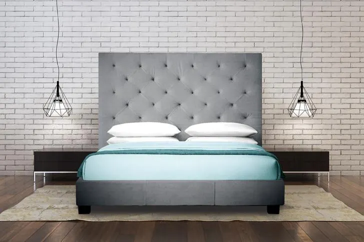 Celine Upholstered Headboard Bed
