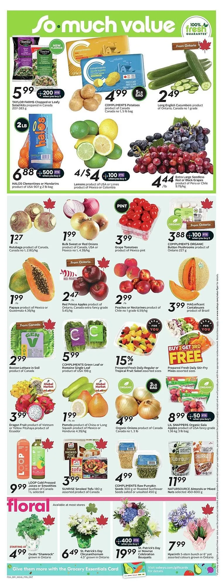 Sobeys flyer from March 12 to April 2 2026 - flyer page 7