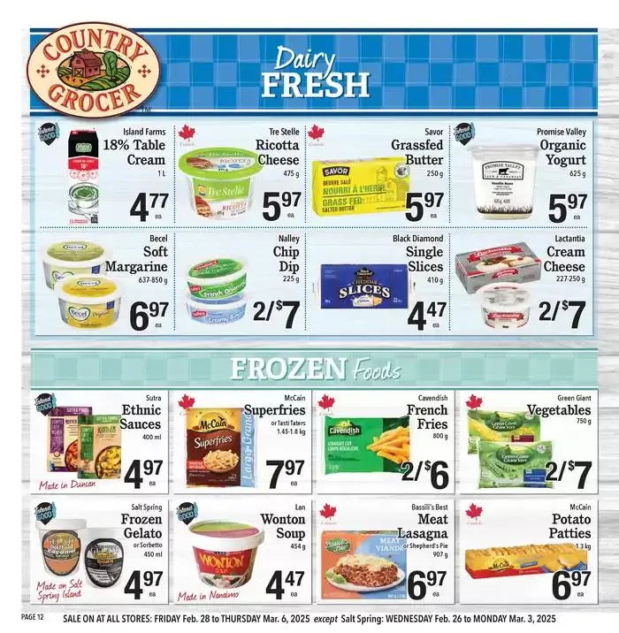 Special offers for you from February 26 to March 12 2025 - flyer page 12