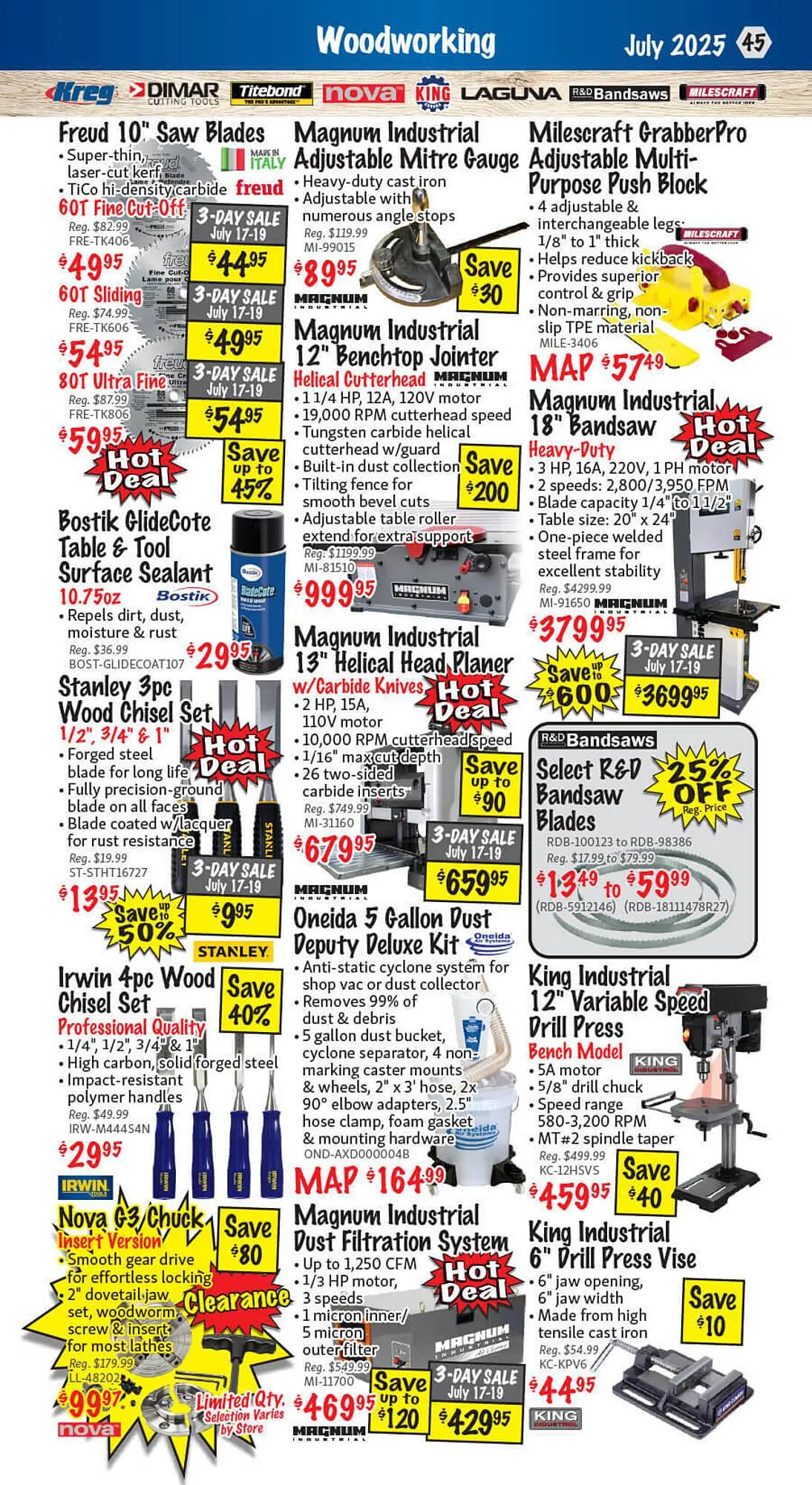 KMS Tools flyer from July 3 to July 9 2025 - flyer page 45