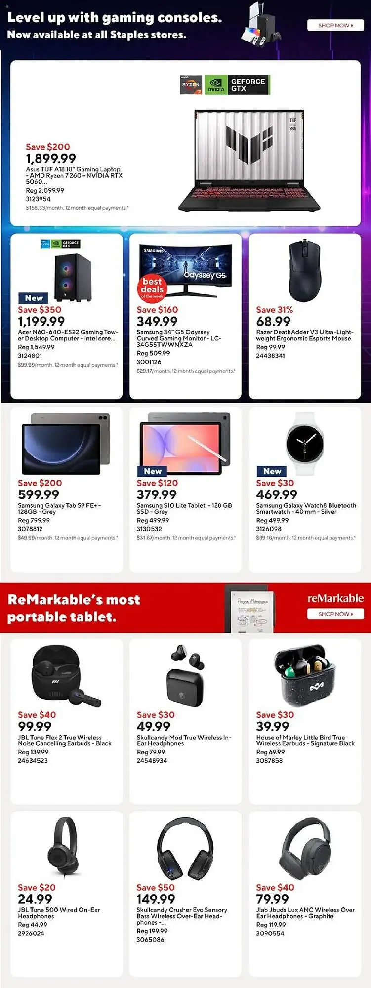 Staples flyer from October 17 to October 23 2025 - flyer page 6
