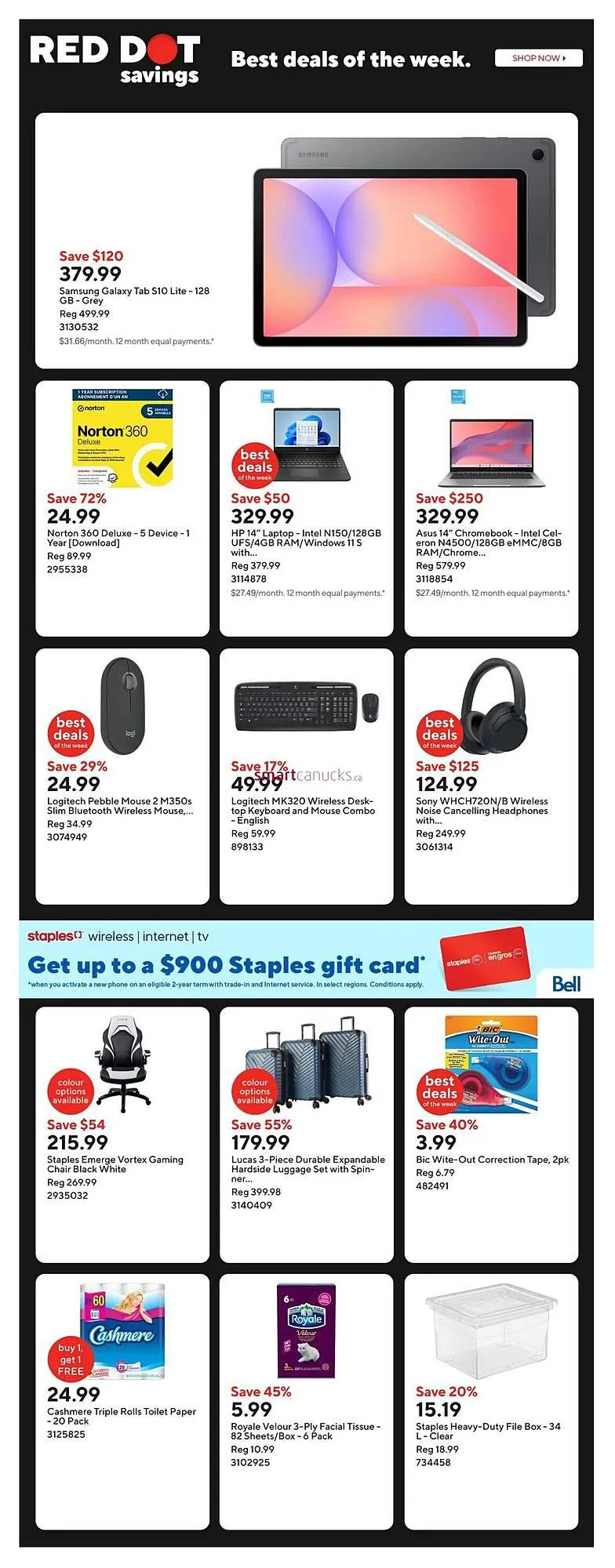 Staples flyer from February 20 to February 26 2026 - flyer page 2