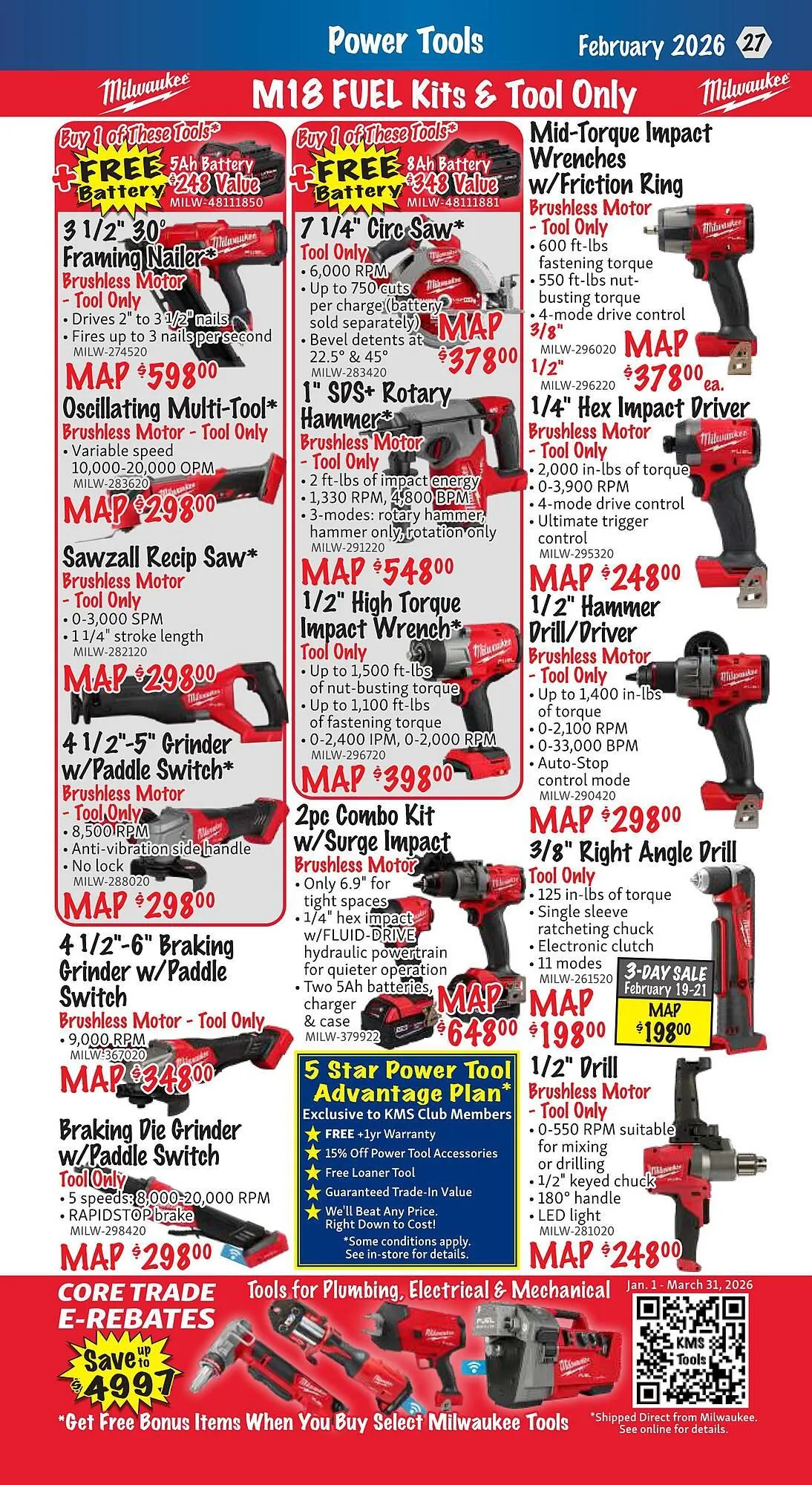 KMS Tools flyer from February 1 to February 28 2026 - flyer page 27
